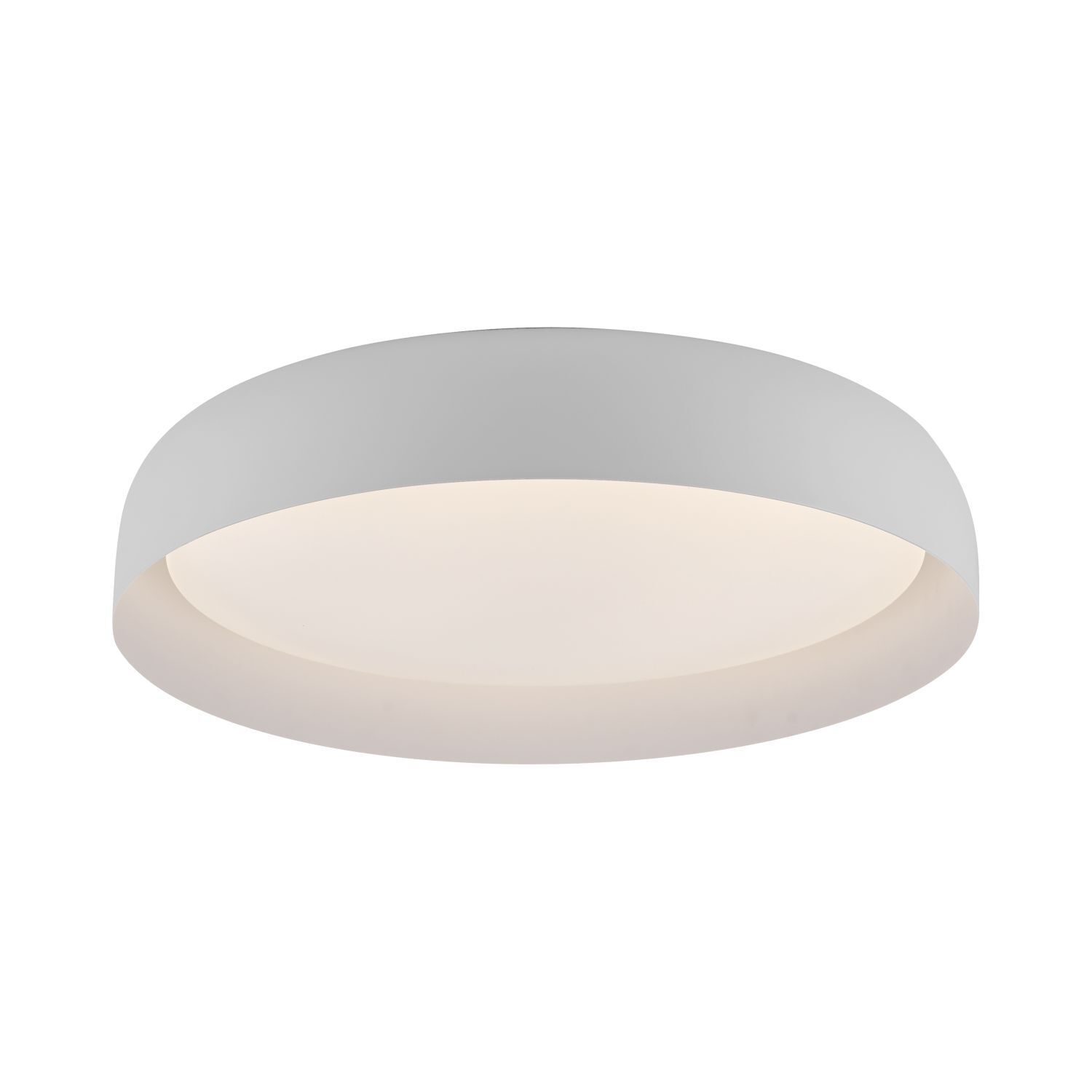 Dimmbare LED Deckenlampe Weiß Ø57 cm 3850 lm Modern Deckenleuchte, Leuchte