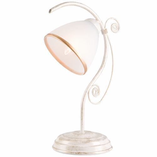 Tischlampe Shabby Metall Jugendstil Leuchte