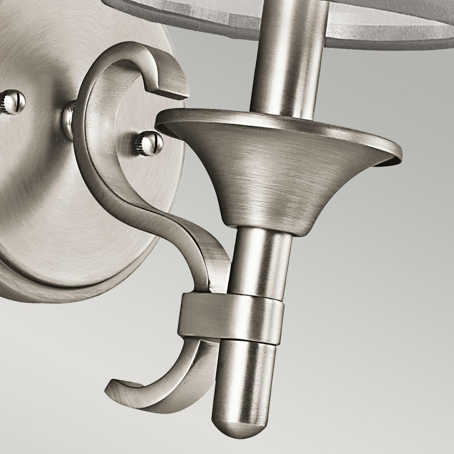 Wandleuchte Weiß Zinn antik Glas Leinen Metall Modern Elektronik, Hardware, Schwert, Waffe