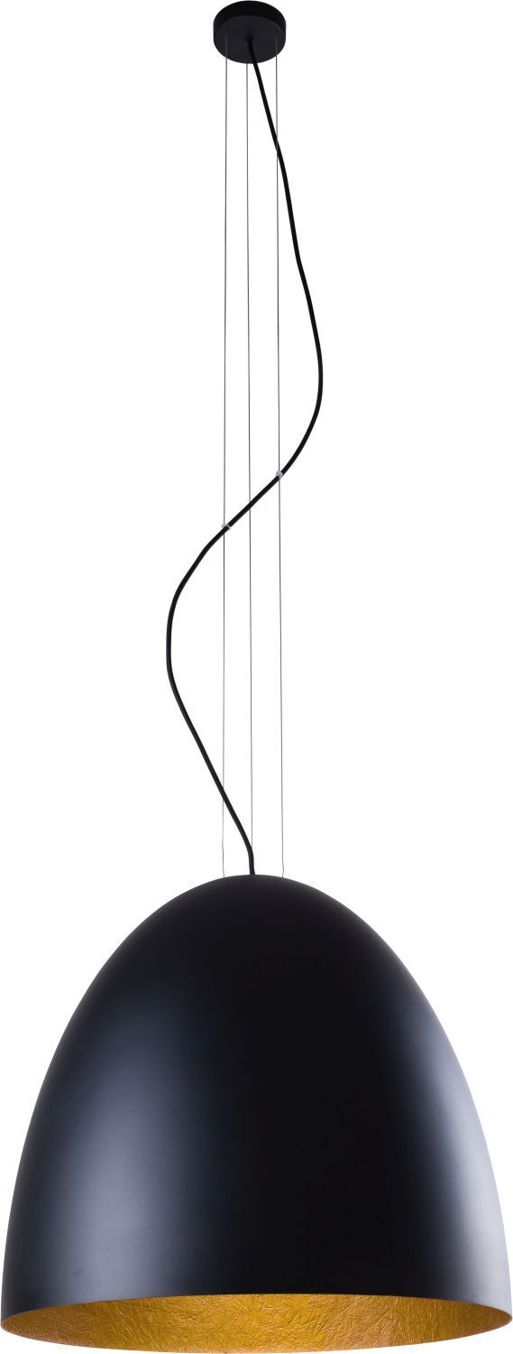 Hängelampe ORNELLA 5 flmg Schwarz Gold Esstisch