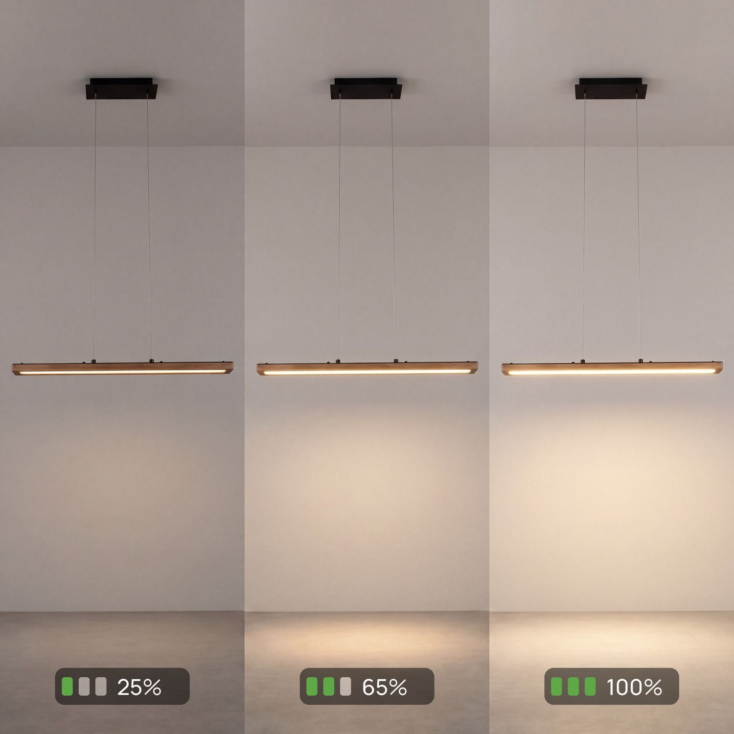 hängelampe, pendelleuchte, LED-Leuchte, moderne Beleuchtung, dreifach