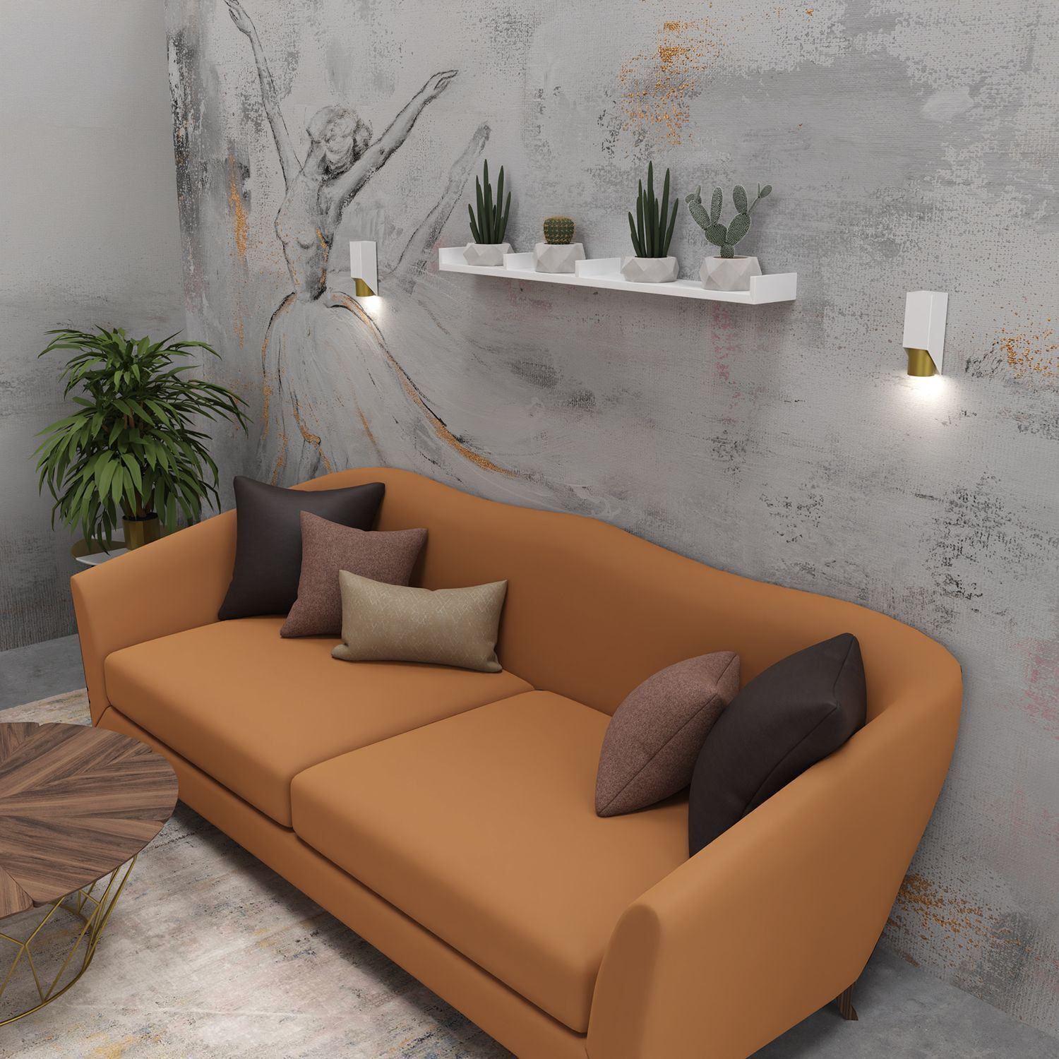 Couch, Mobiliar, Pflanze