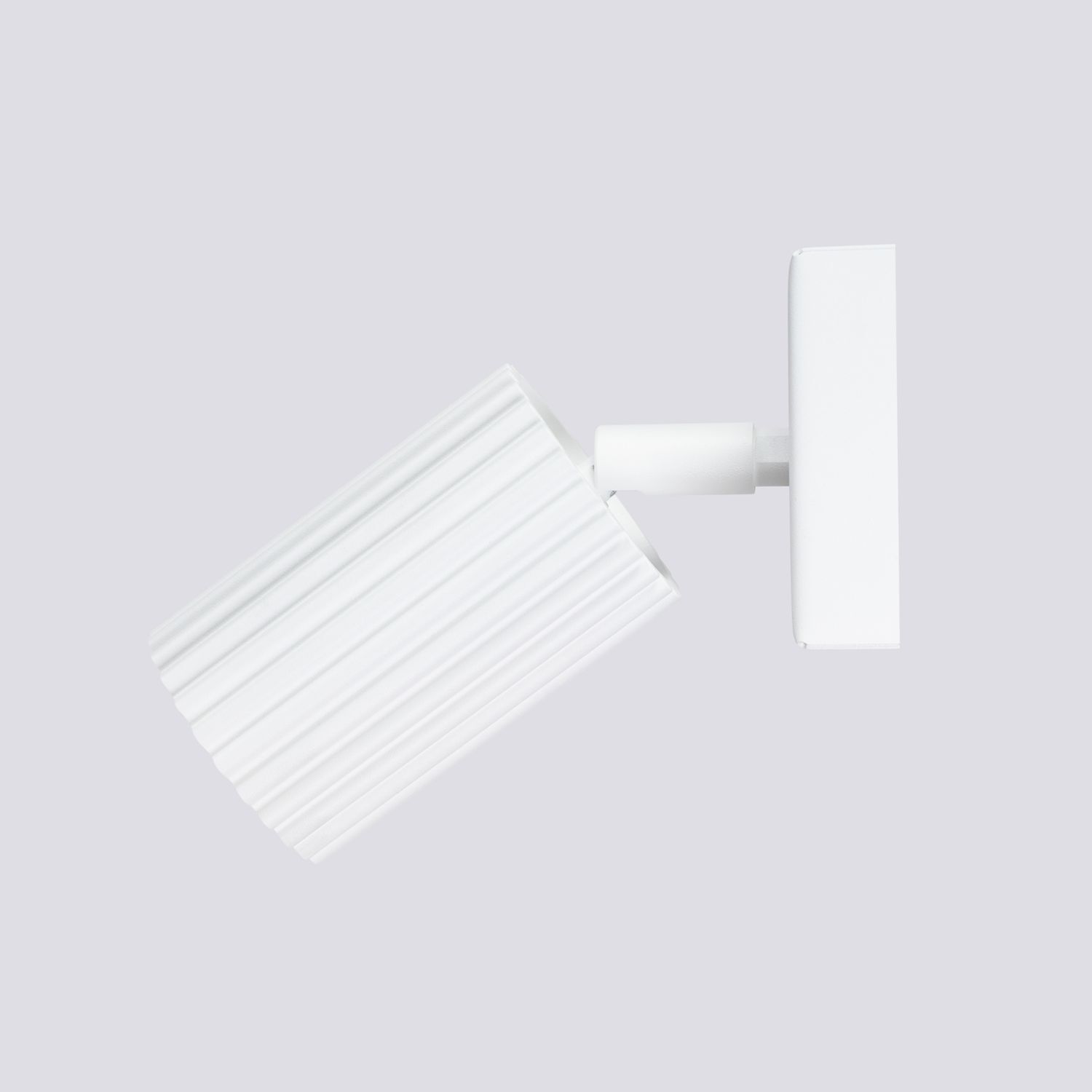 Wandspot Weiß B: 8 cm klein schwenkbar Modern GU10