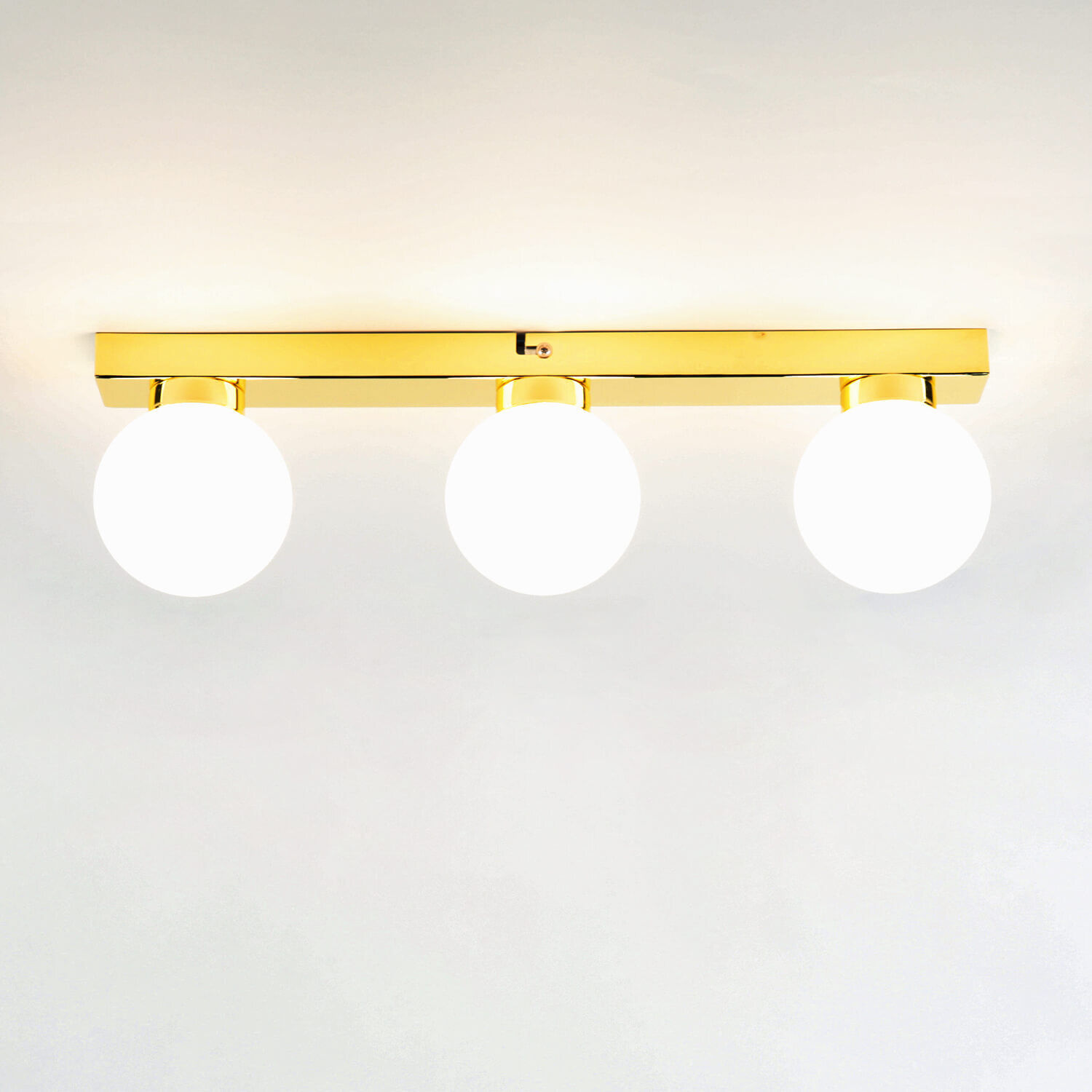 Badleuchte in Gold Weiß Wand Decke STAR Leuchte, Deckenleuchte