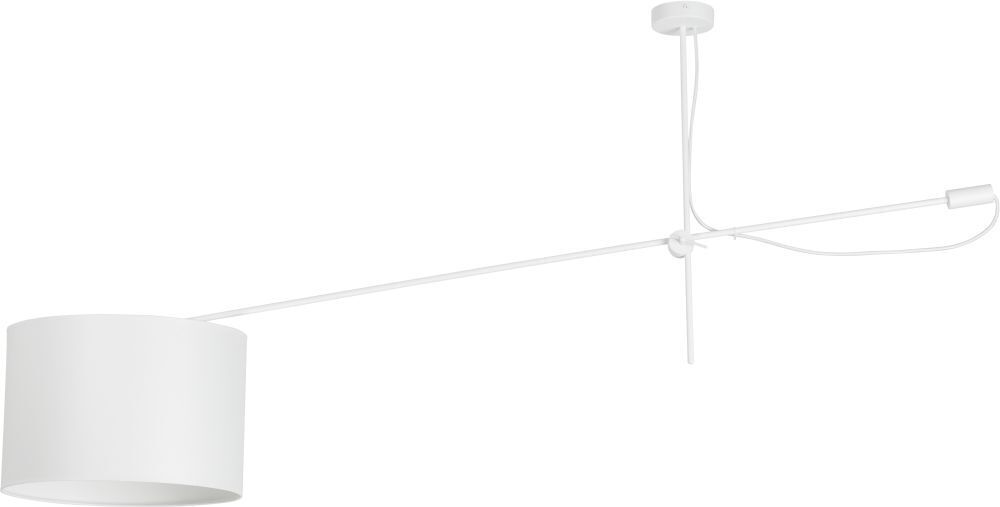 XXL Loft Lampe Weiß 170cm flexibel Deckenlampe VIPER