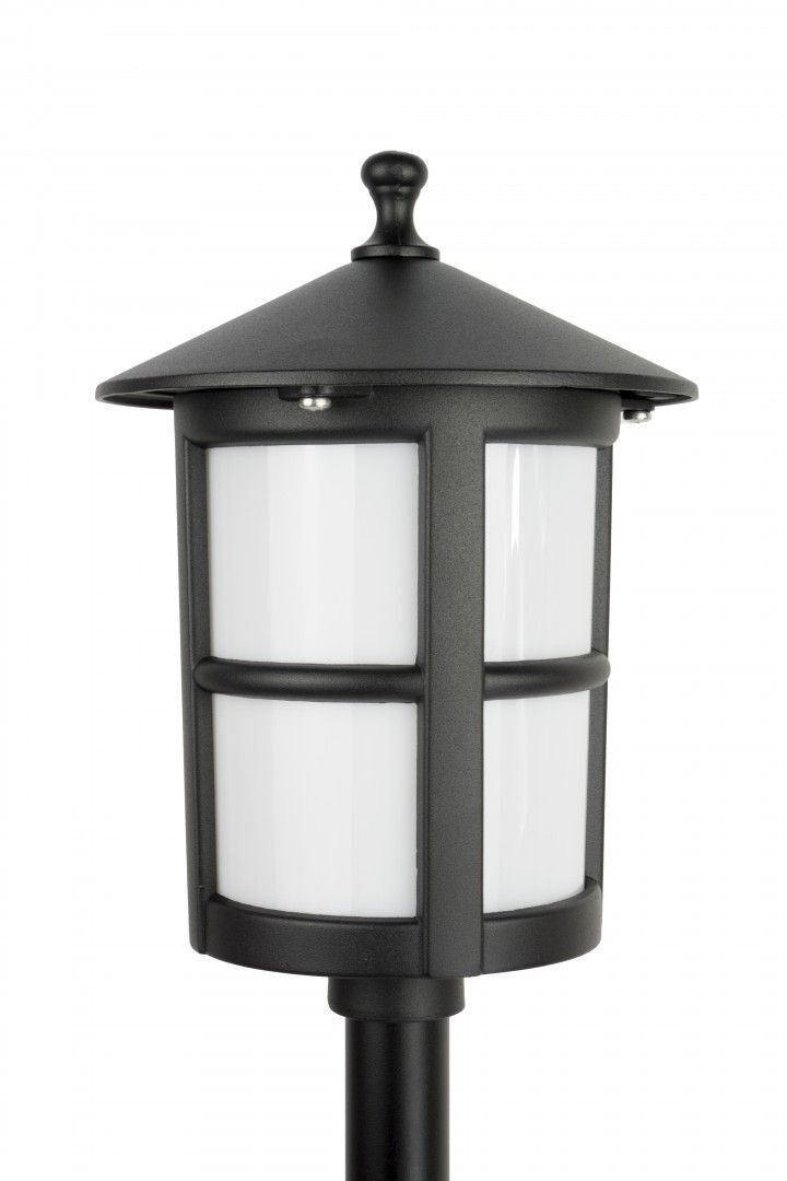 Rustikale Außenlampe KINGFISHER Aluminium Schwarz