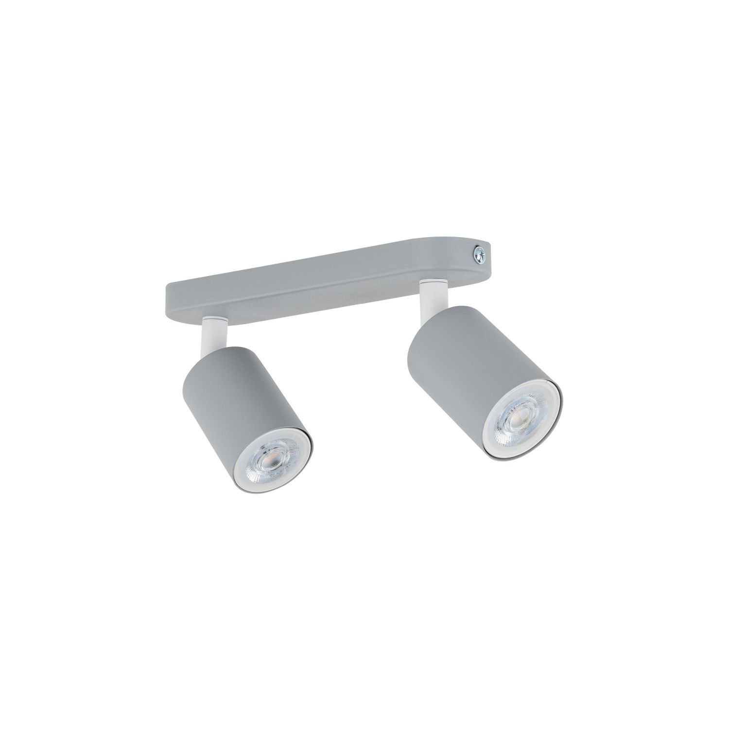 Deckenstrahler Kinder Grau L: 35 cm schwenkbar Metall 2x GU10