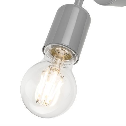 Moderne Wandlampe Grau Metall MADALYNN Lampe