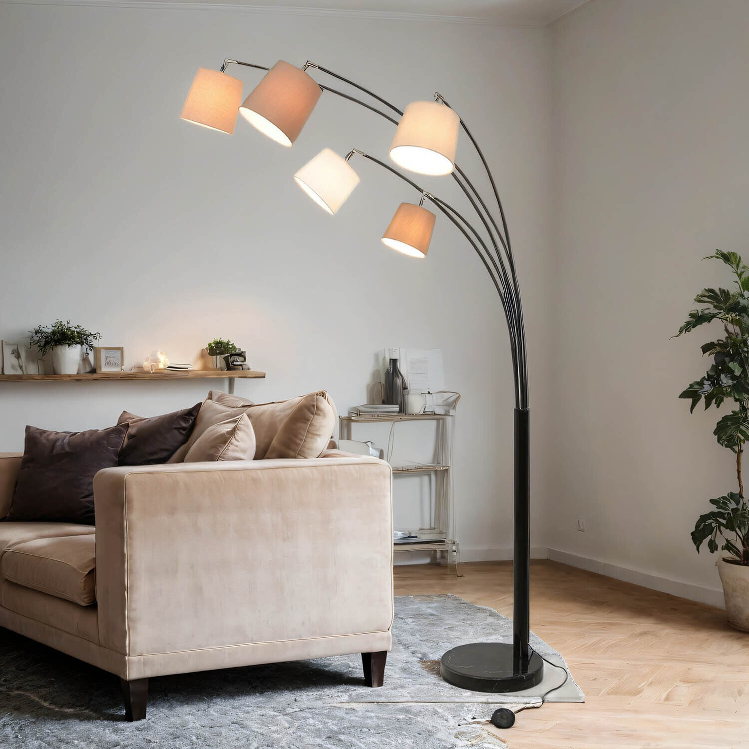 Design Stehlampe DJERE Modern 200cm Wohnzimmer Lampe, Stehlampe