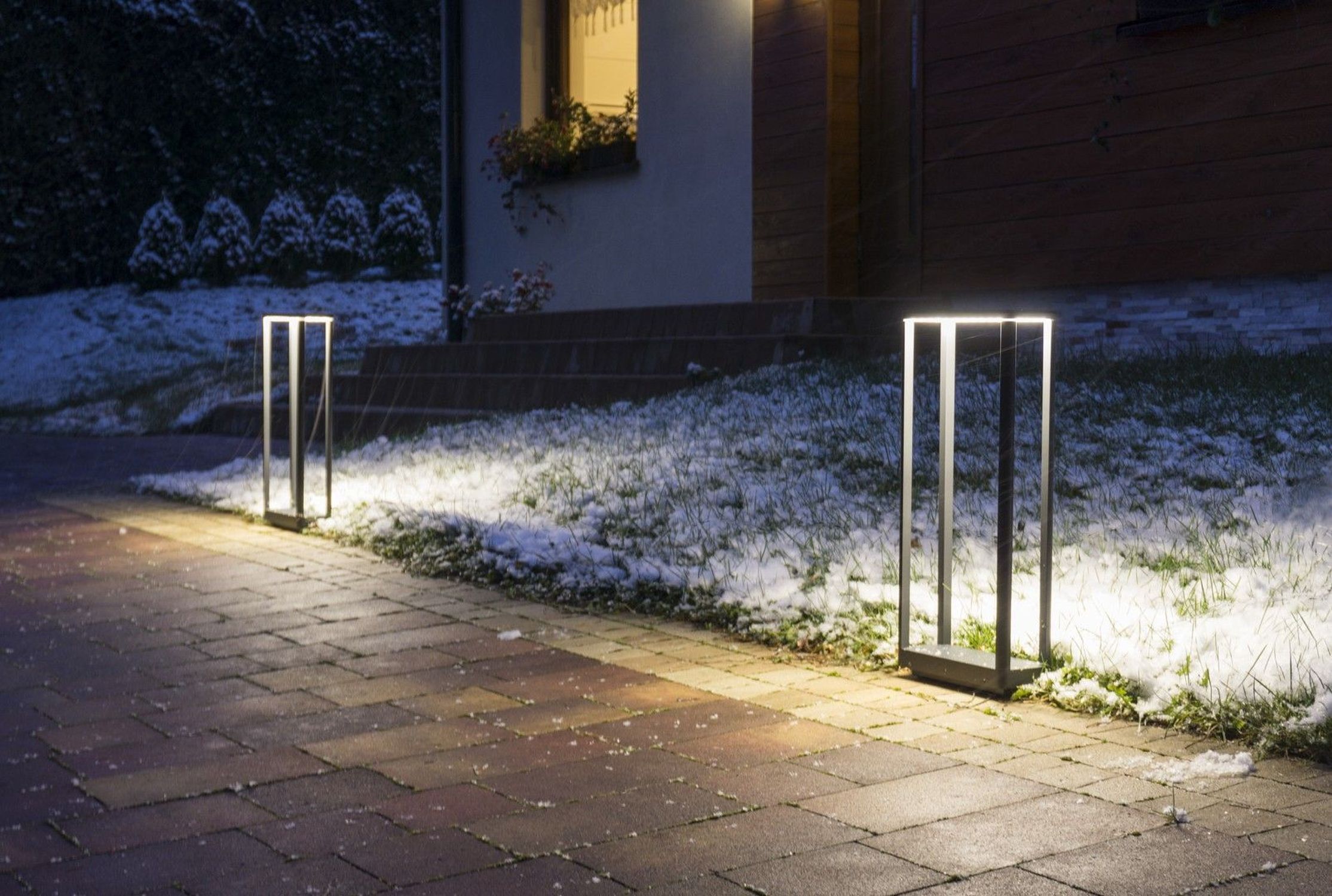 Dekorative LED Stehlampe Aluminium IP65 50 cm 9 W Außen