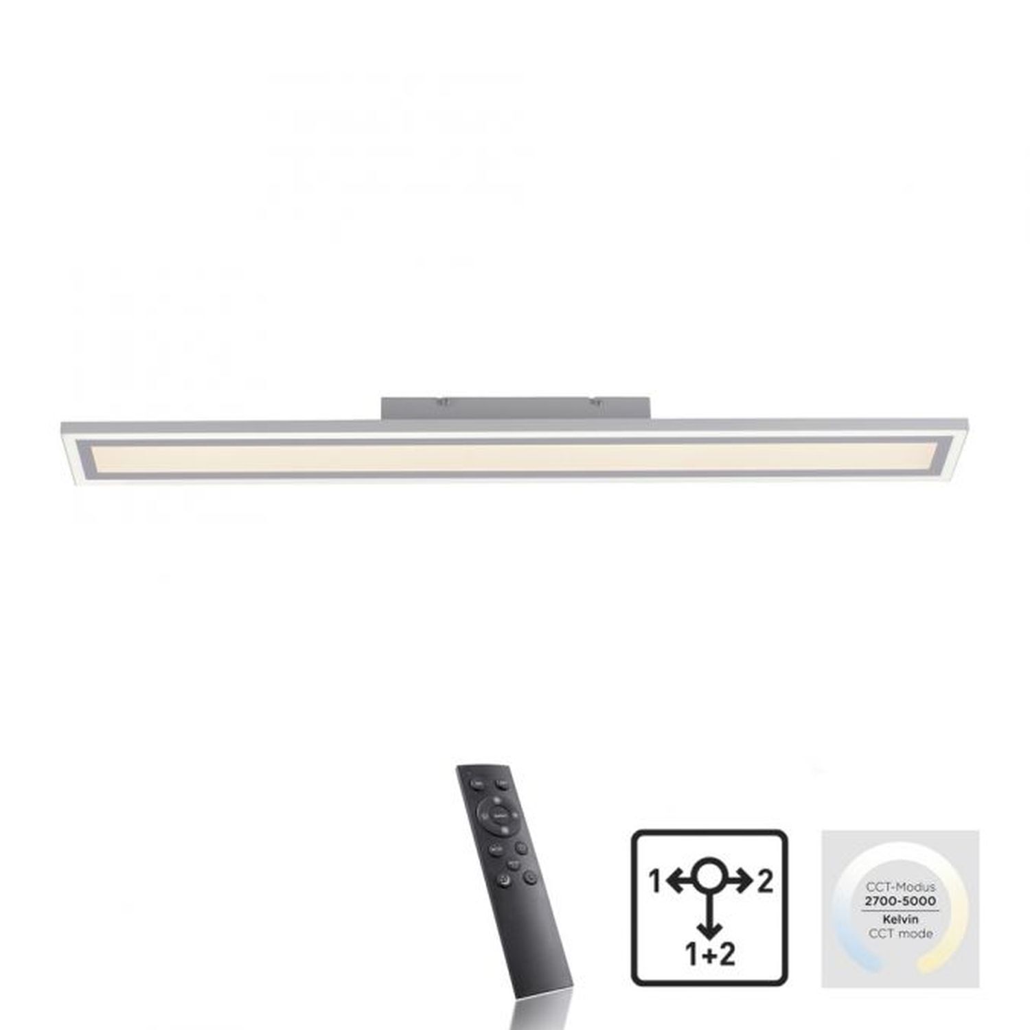 LED Deckenlampe Fernbedienung dimmbar 2000 lm L:100 cm