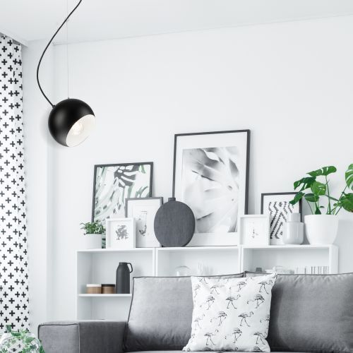 Esszimmer Pendelleuchte Schwarz Weiß Lampe