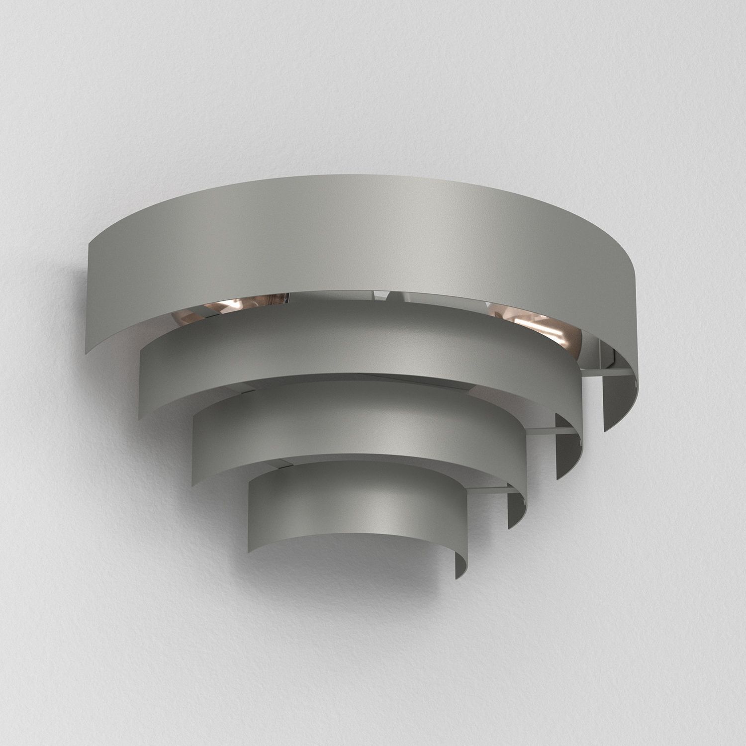 Wandlampe Metall Dunkelgrau B:40 cm E27 2-flmg indirekt Deckenleuchte