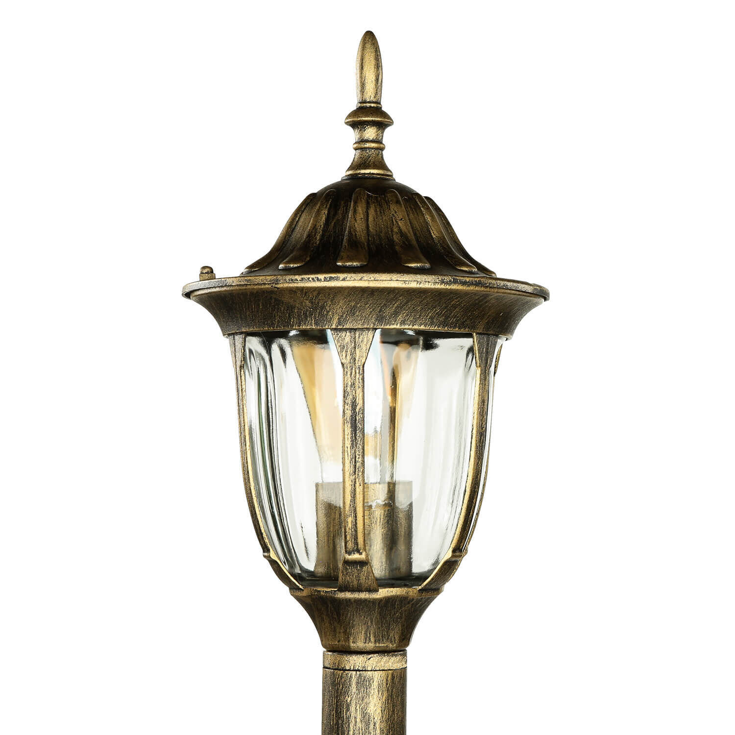 Gold Antike Wegeleuchte MILANO 1m hoch rustikal Lampe
