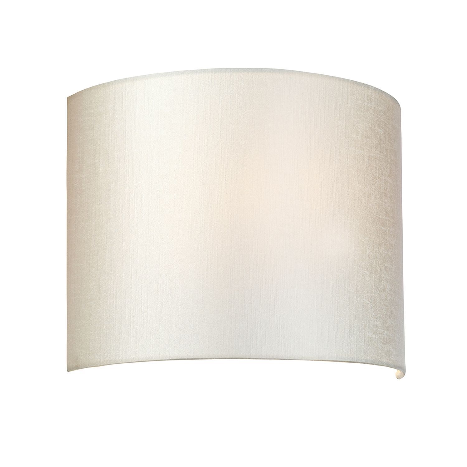 Up Down Wandlampe Stoff Creme Chrom E27 GRASTA