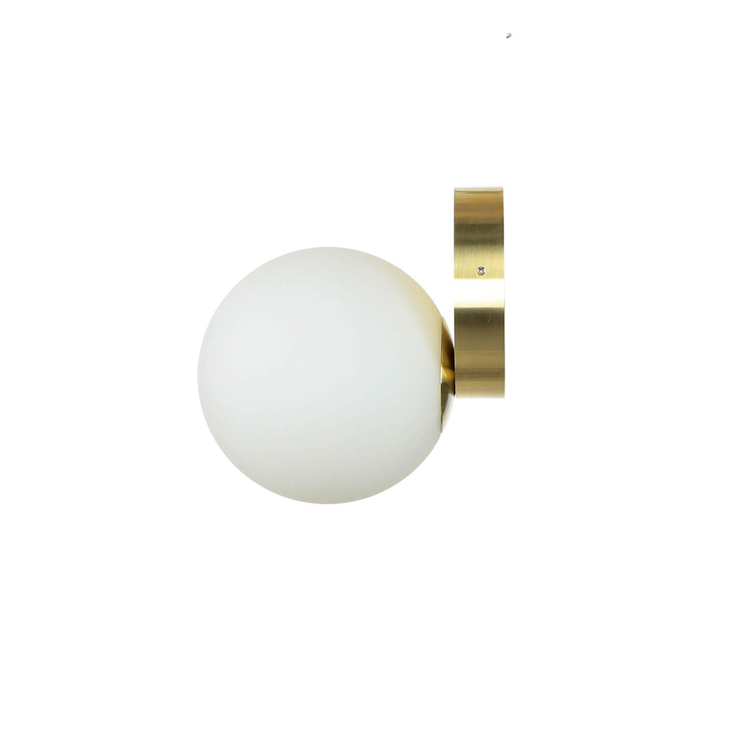 Kleine Wandleuchte rund Kugel Schirm Glas IP44 Leuchte, Licht