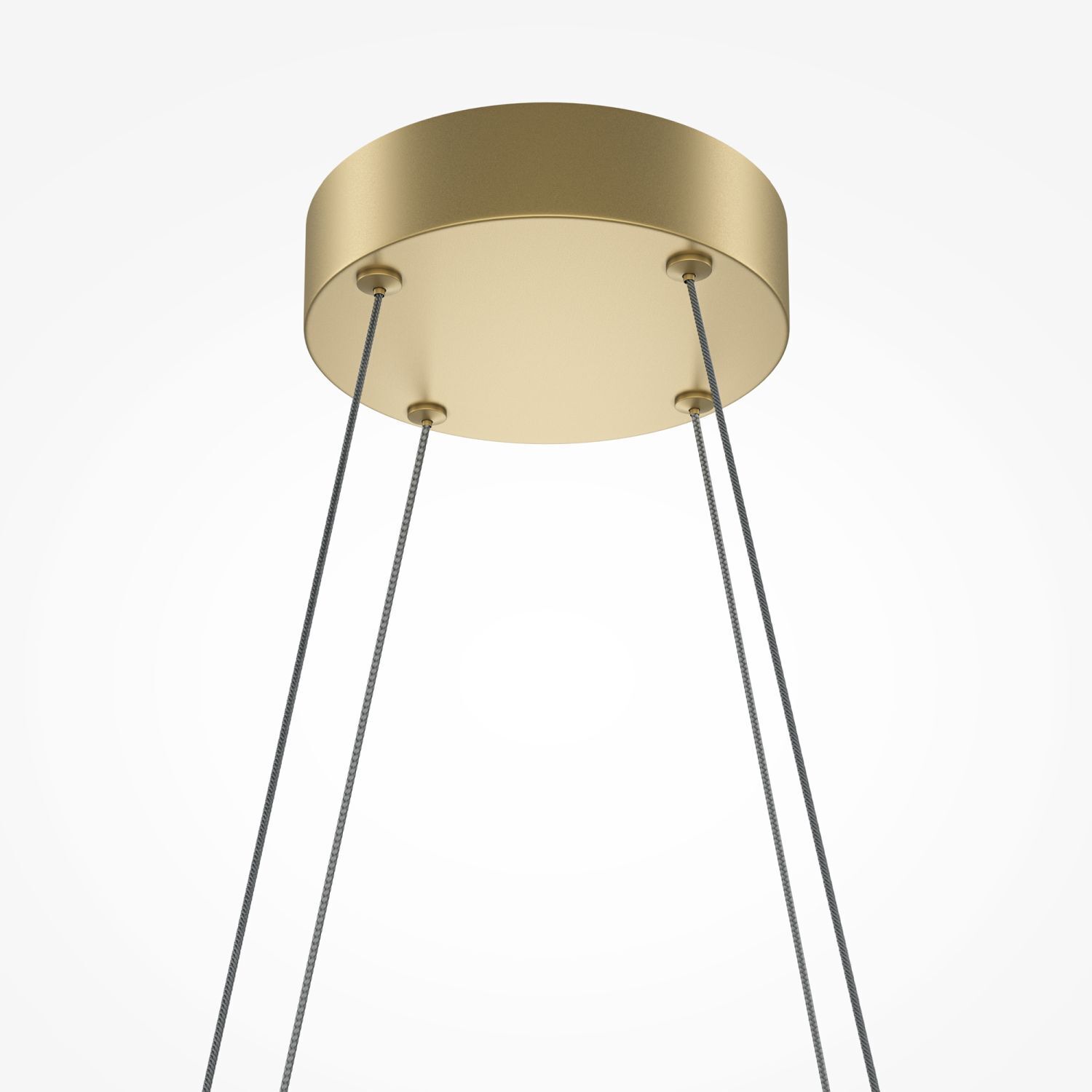 LED Pendelleuchte Aluminium H: max. 305,7 cm in Messing