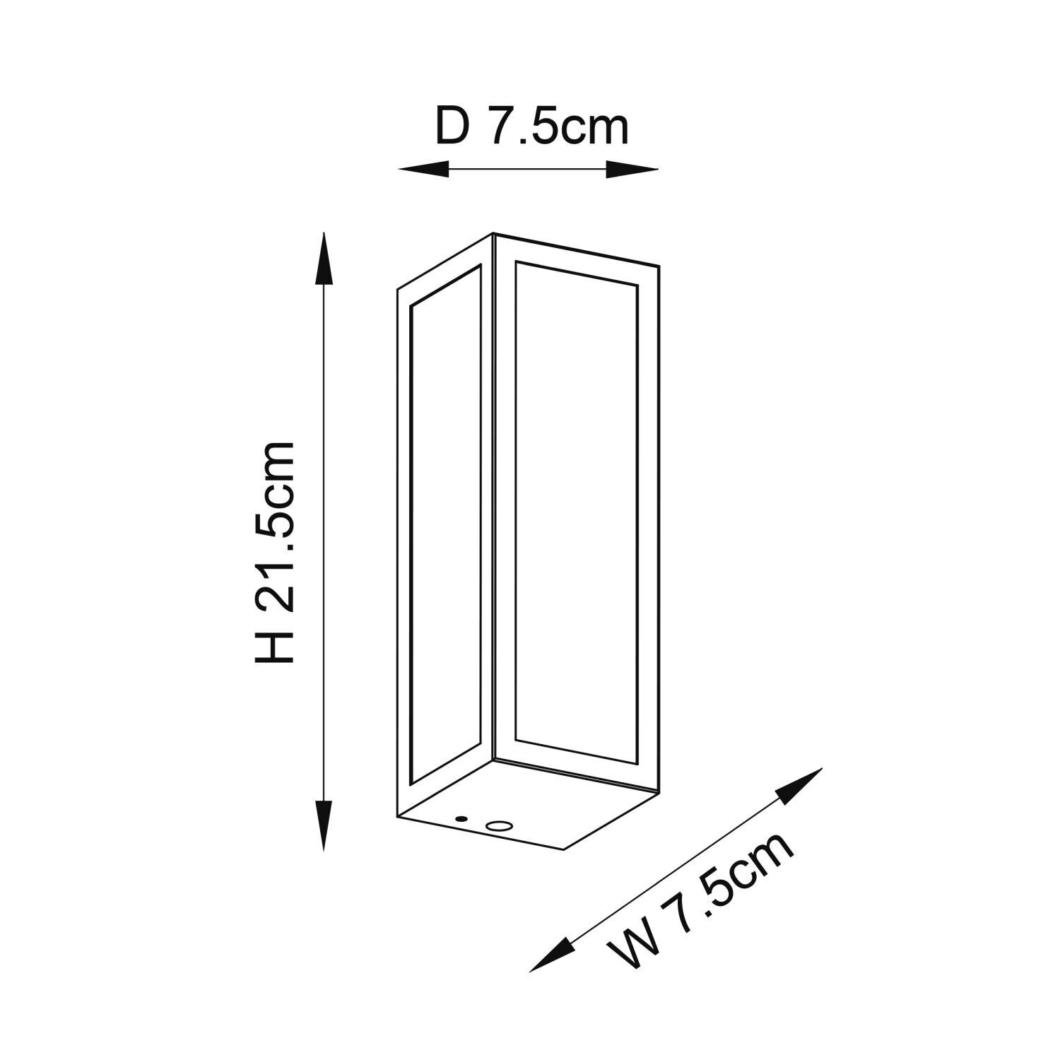 Badezimmerlampe Wand IP44 Glas Metall H: 21,5 cm Chrom Weiß G9