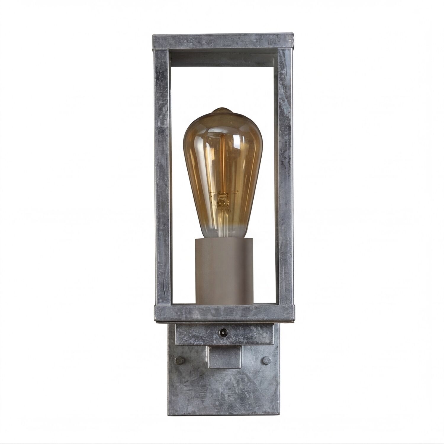 Wandleuchte, Metall, Glühbirne, Rustik, Wandlampe