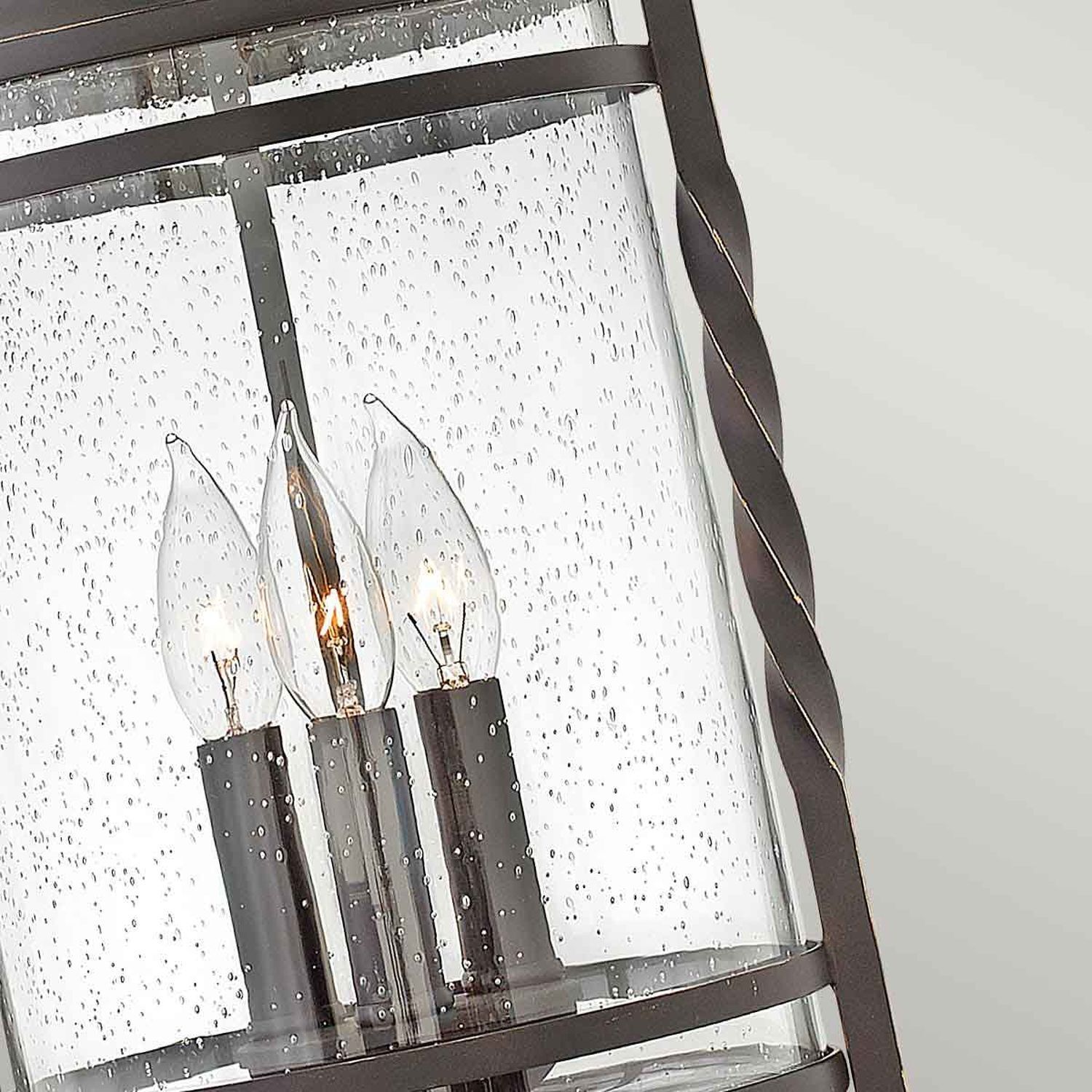 Pendelleuchte außen Glas Aluminium E14 IP44 30,1 cm breit