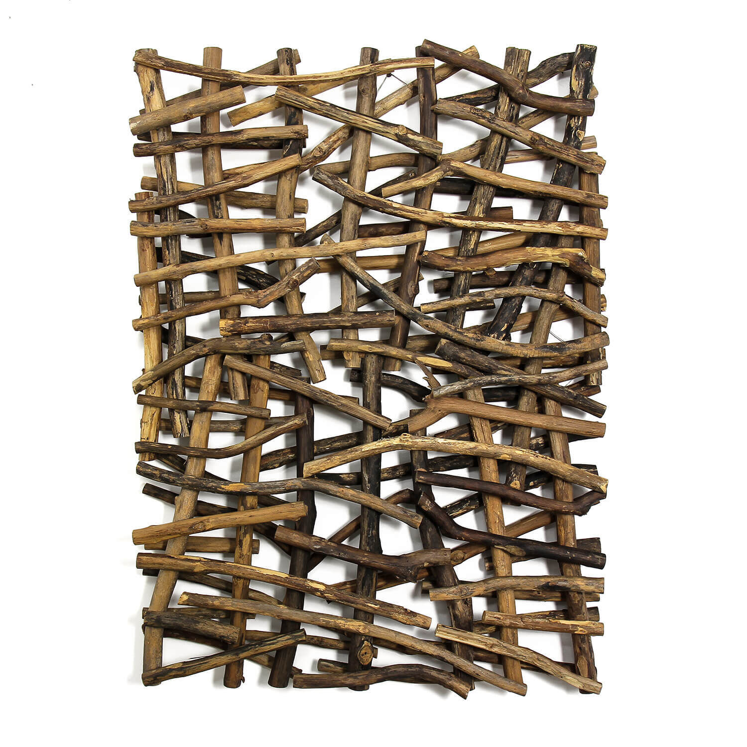 Wandskulptur Treibholz Handarbeit 55 cm in Natur Holz