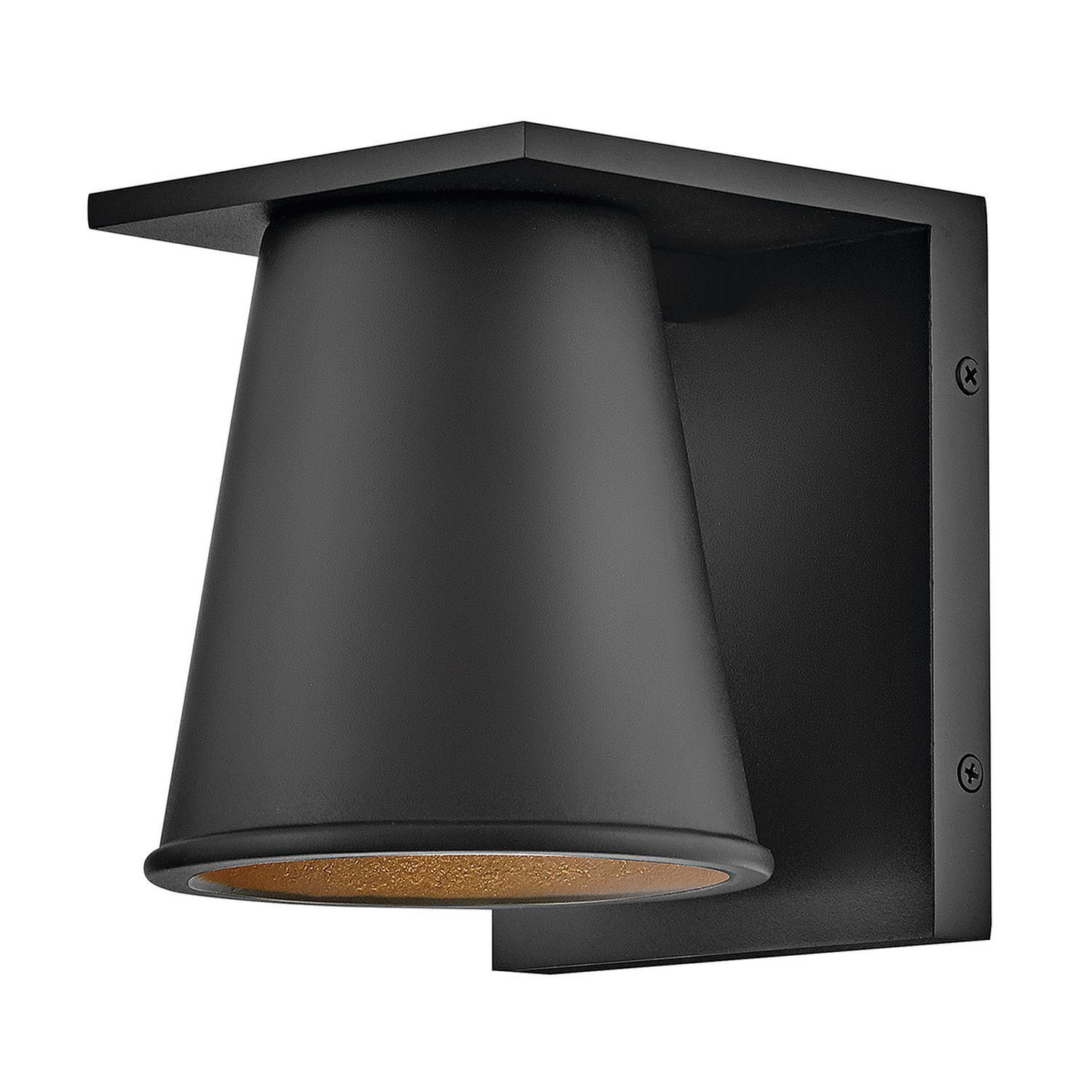 Downlight Terrasse Schwarz LED GU10 klein H: 15,4 cm