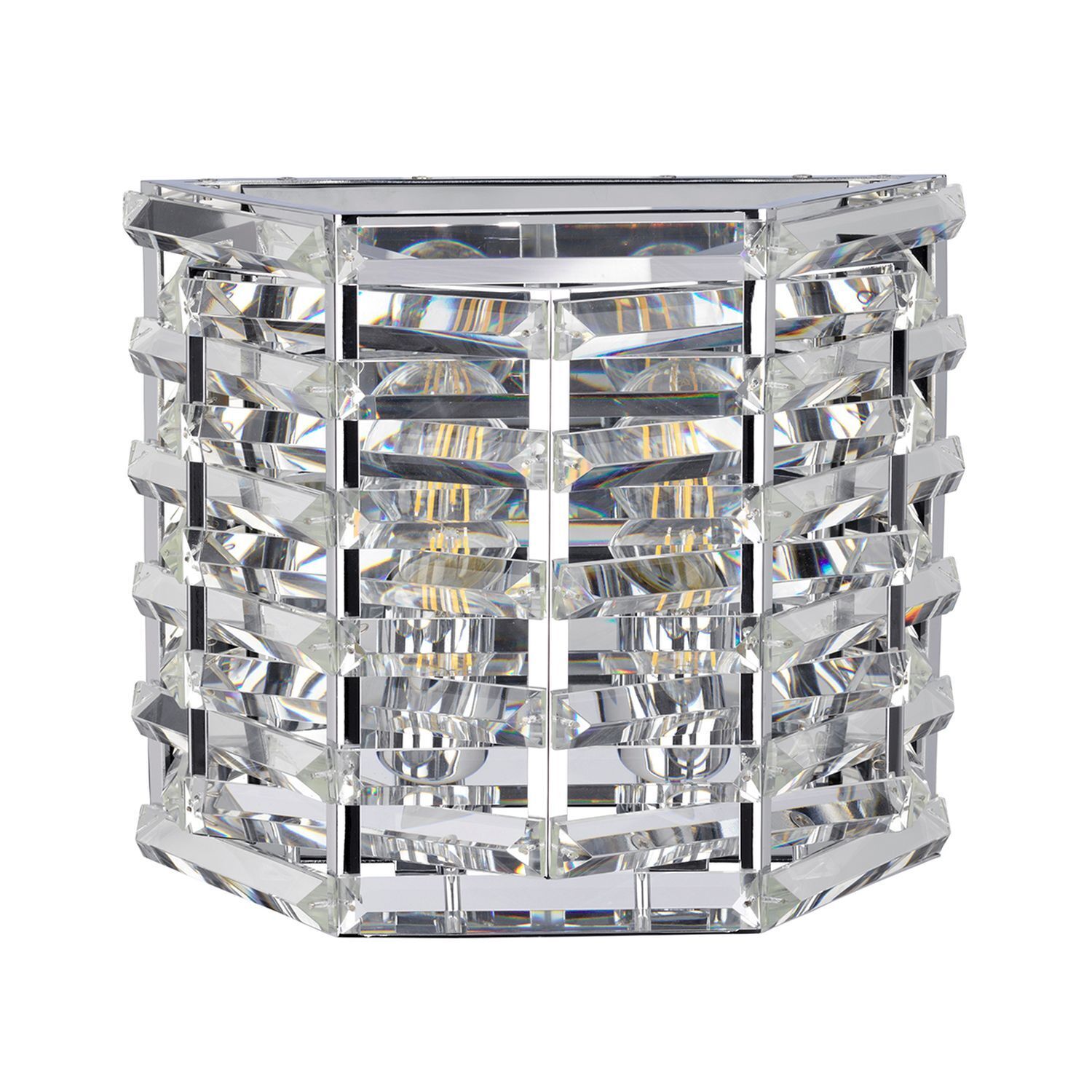 Wandlampe Kristall Metall Modern elegant BERSIVA Zubehor, Diamant, Edelstein, Schmuck