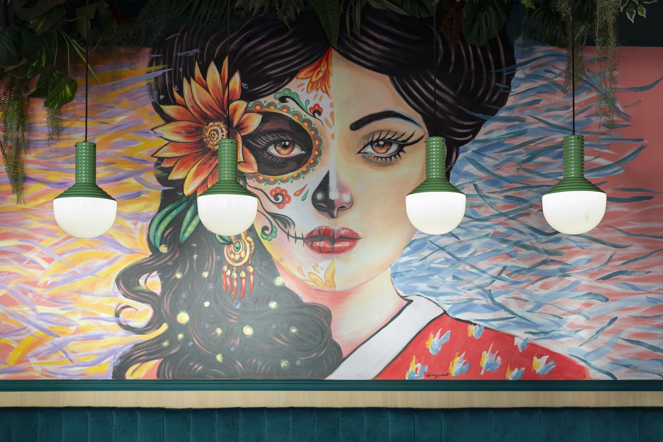 Kunst, Malerei, Wandbild, Moderne Kunst, Gesicht