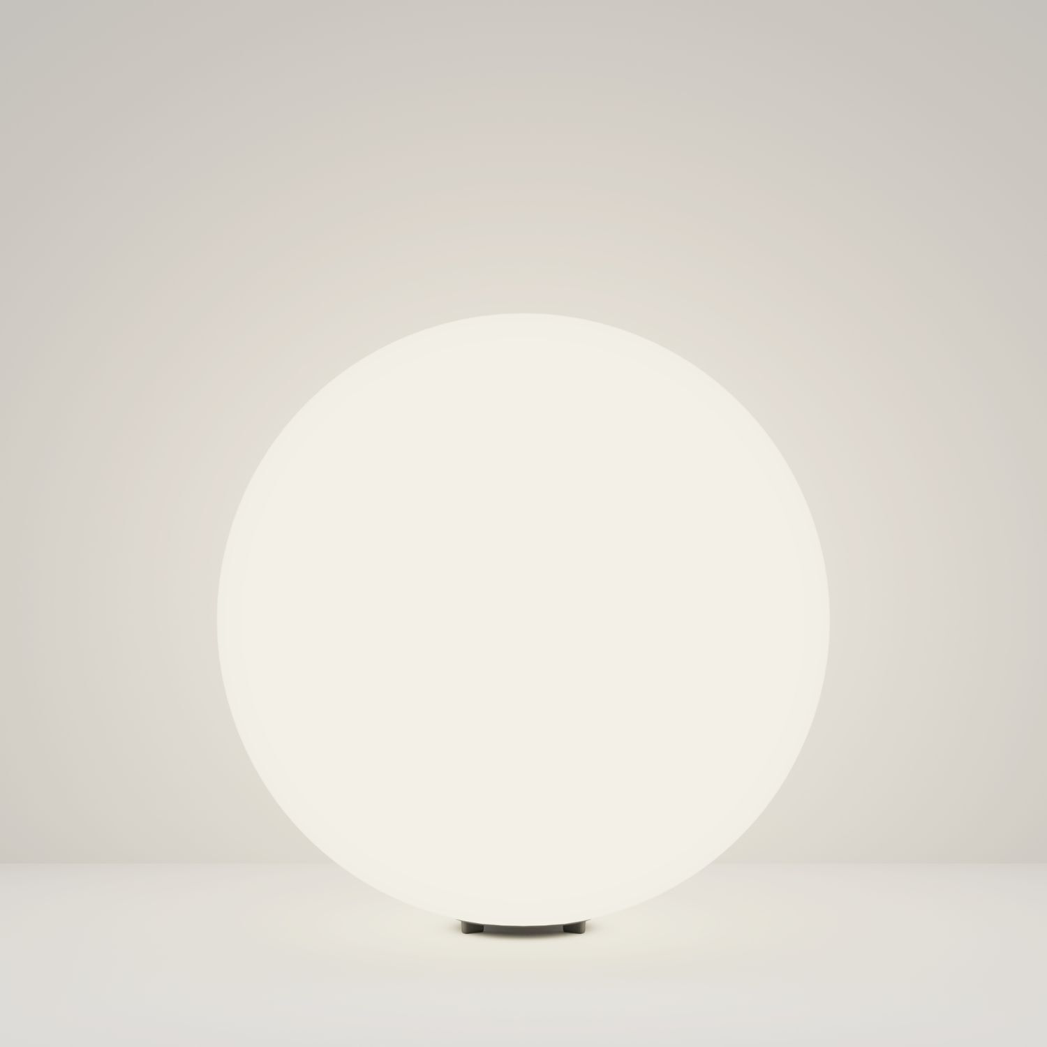 Außenleuchte mit Erdspieß E27 IP54 49 cm Grau Weiß rund Lampe