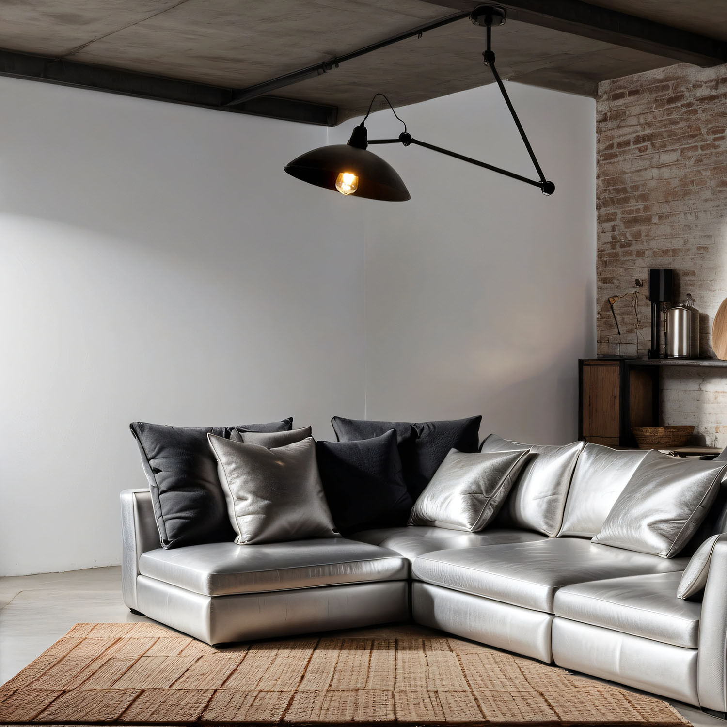 Schwarze Deckenlampe Wohnzimmer Leuchte Decke Couch, Dekoration für Zuhause, Wohnzimmer, Lampe, Innenarchitektur