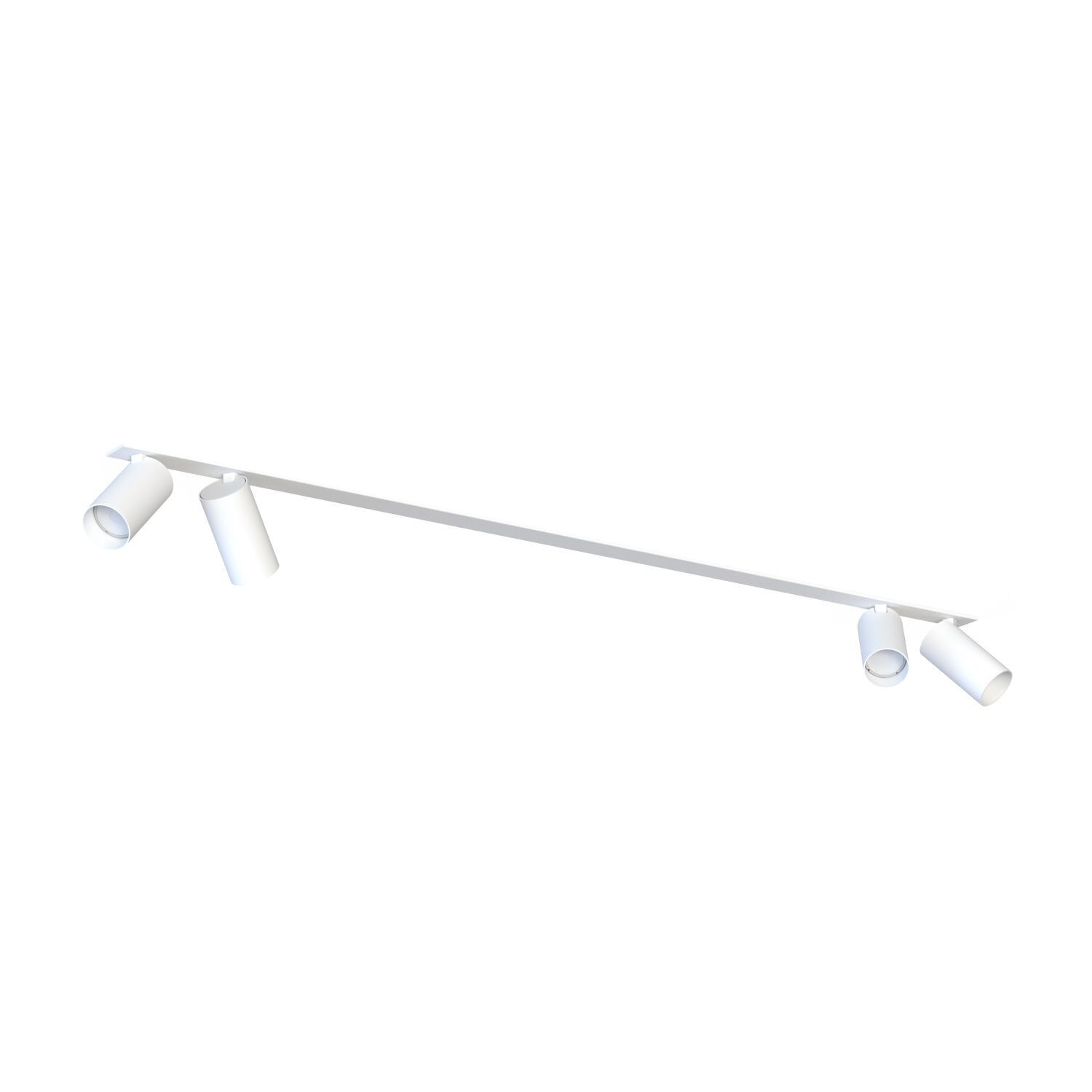 Deckenspot Weiß Einbau 118 cm lang 4-flammig Weiß GU10