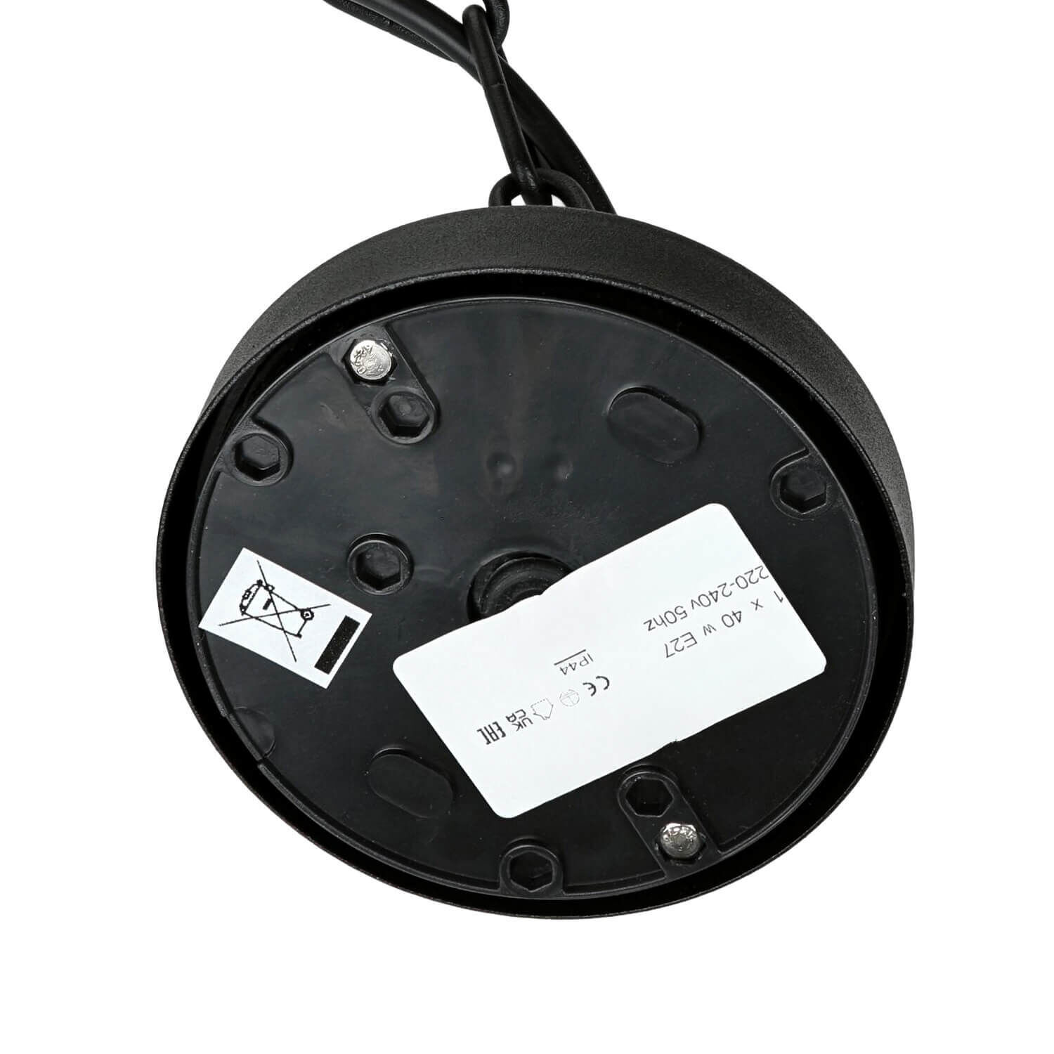 Außenleuchte IP44 E27 Schwarz Glas Edelstahl Maritim Adapter, Elektronik, Computer-Ausrüstung, Computerausrüstung