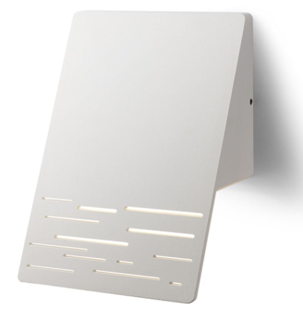 LED Außenlampe Wand Aluminium Glas IP44 15 cm breit