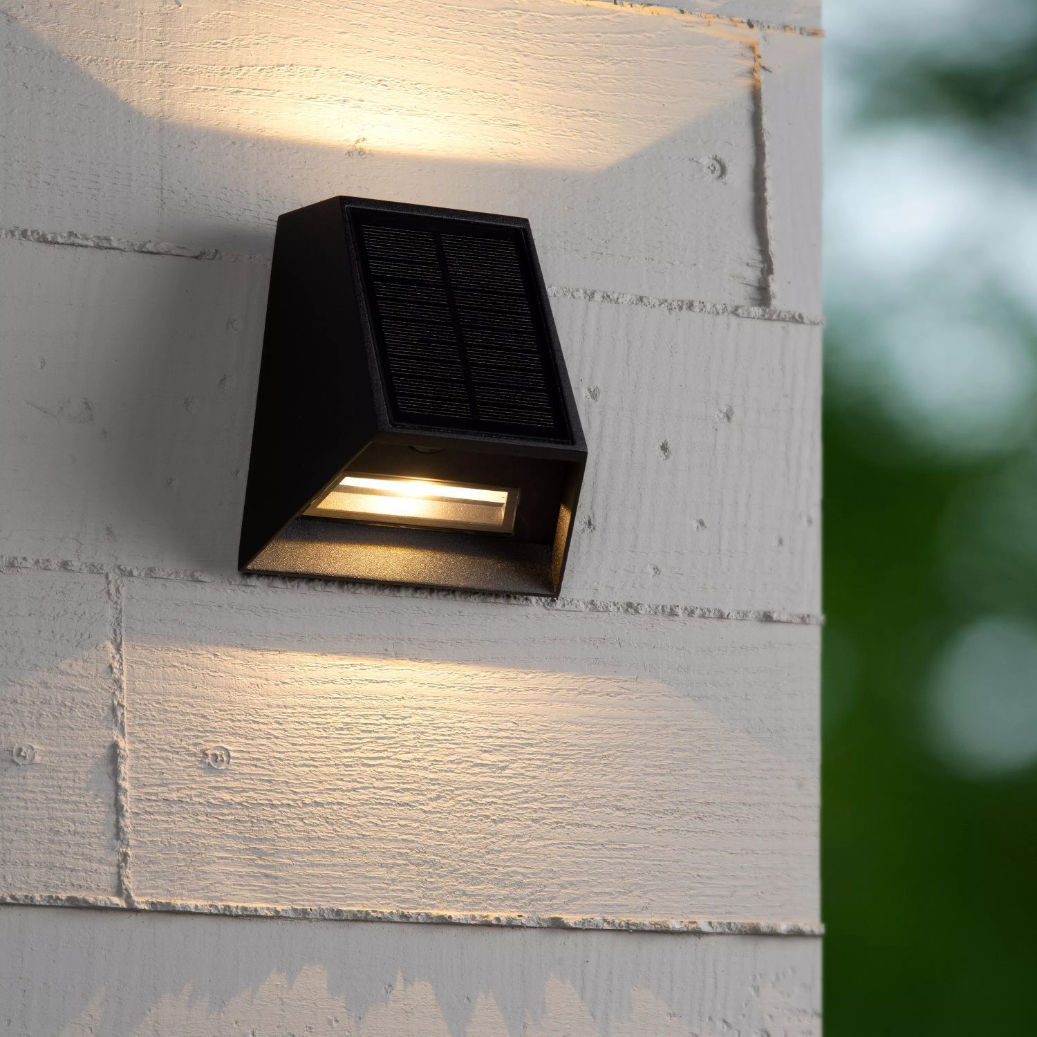 LED Solar Wandlampe Bewegungsmelder Up Down IP54 3150 K
