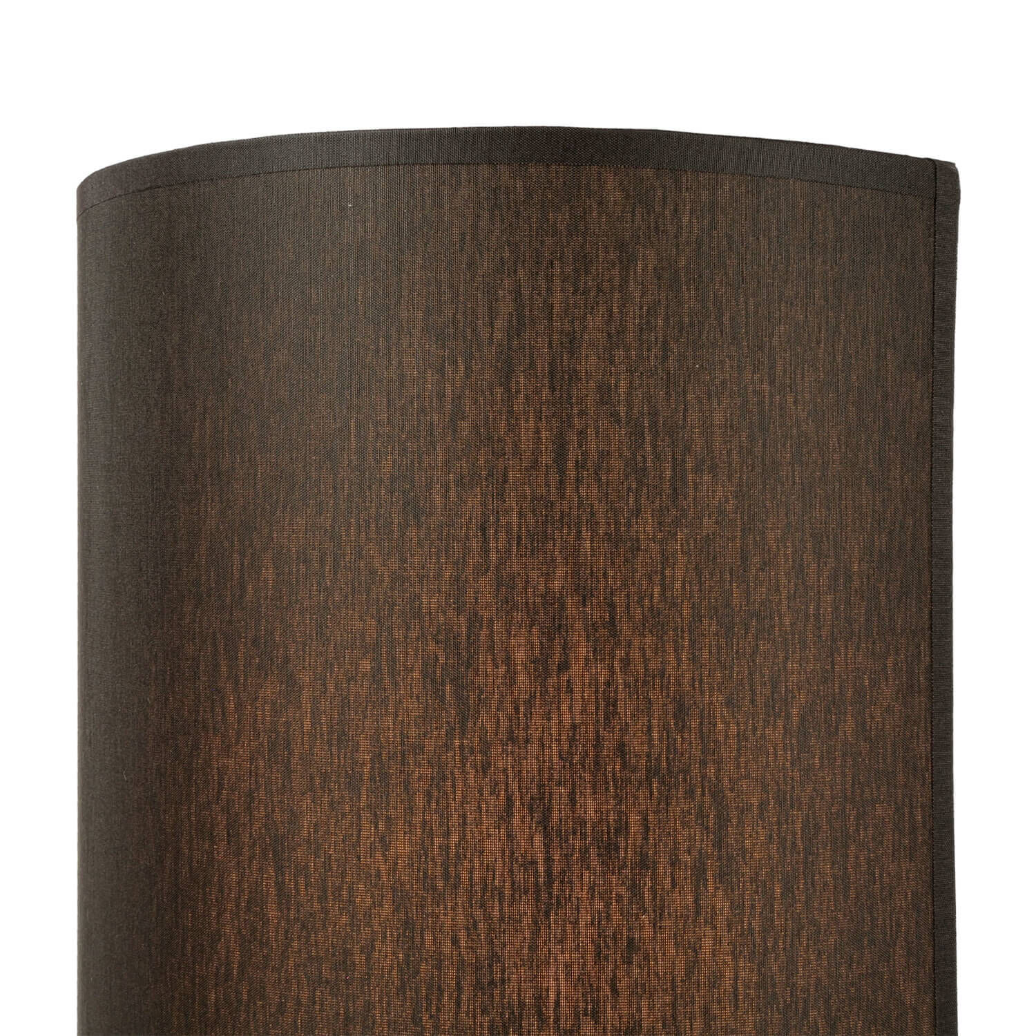 Wandleuchte ALICE in Braun Stoff Schirm modern Lampe, Lampenschirm