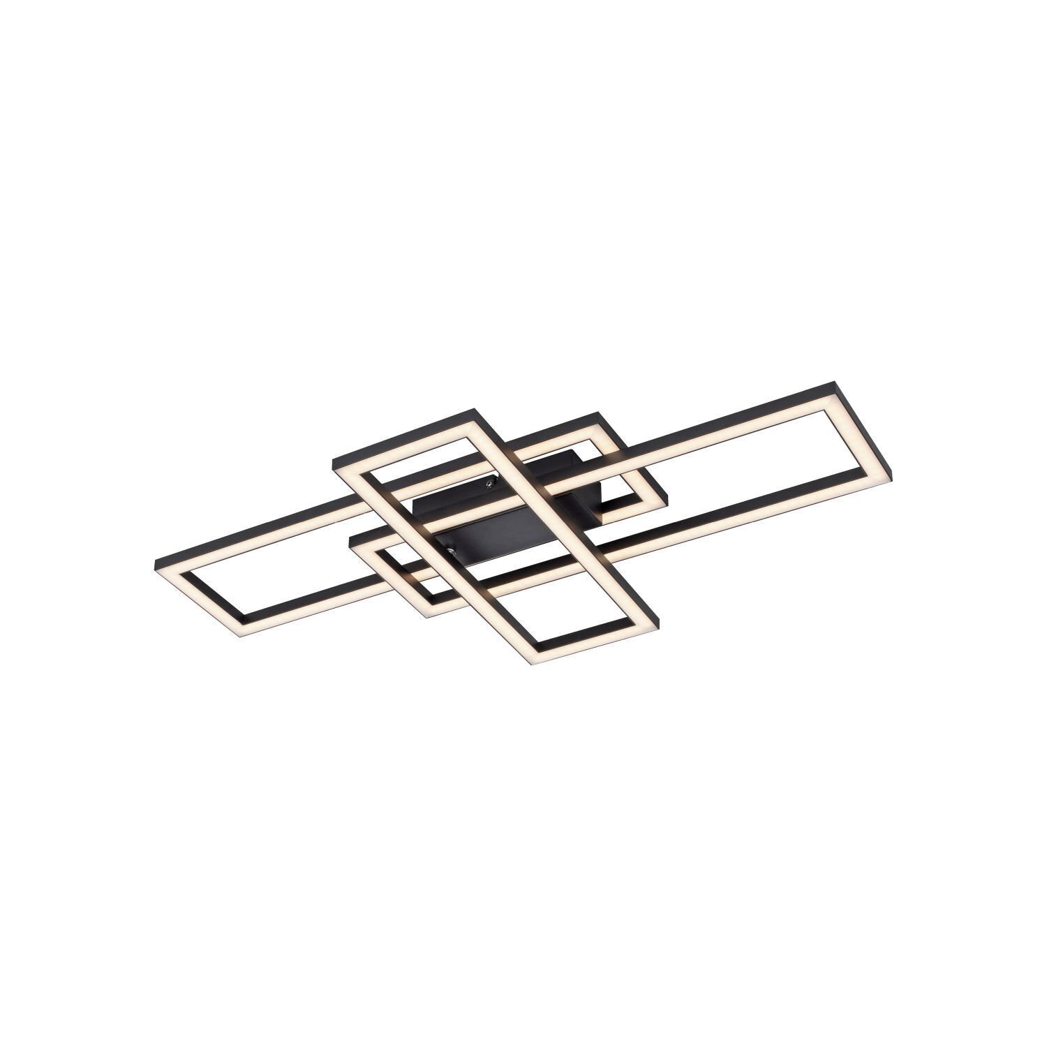 Dimmbare LED Deckenleuchte Schwarz 19 W 3000 K drehbar
