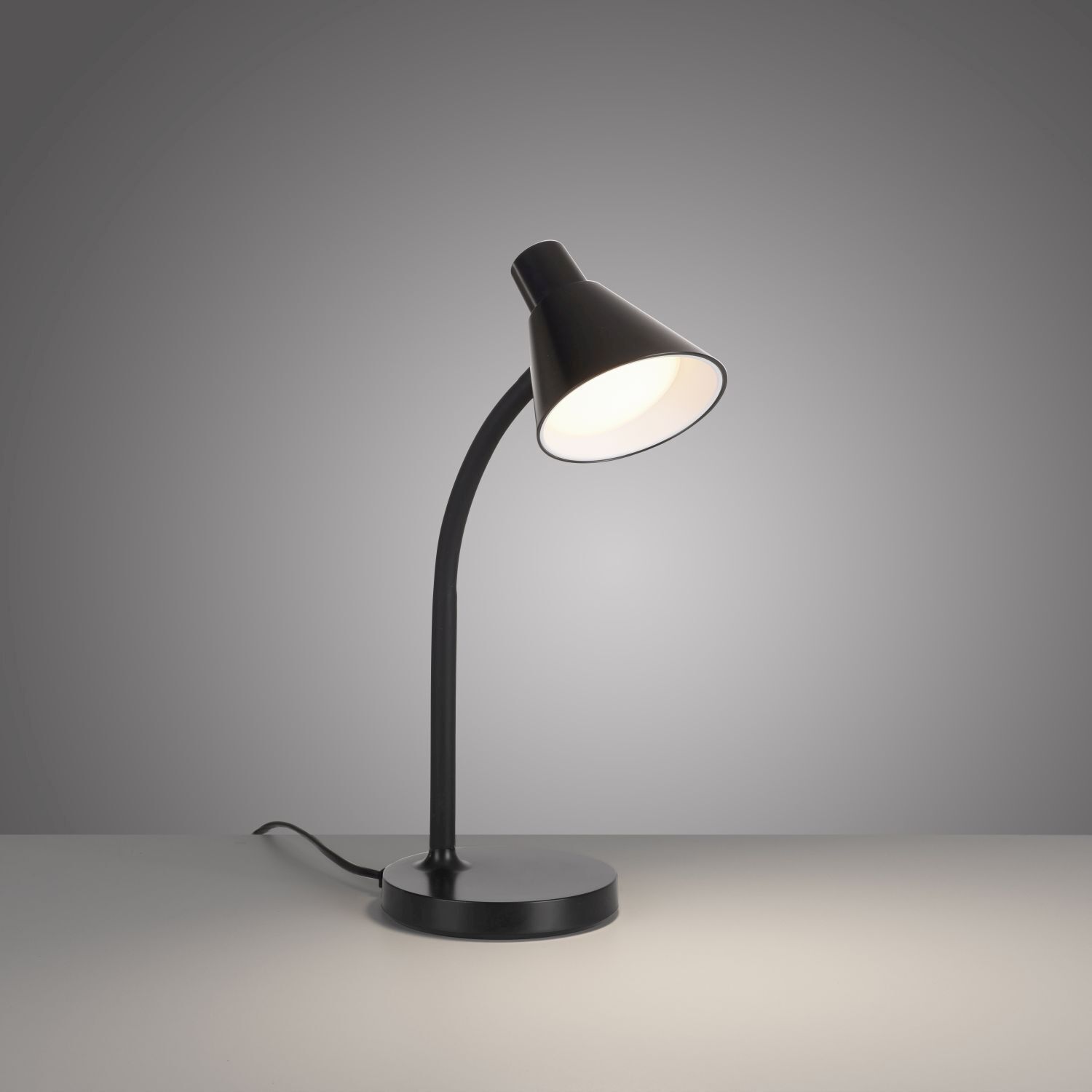 LED Schreibtischleuchte Metall 38 cm Schwarz 4 W Modern