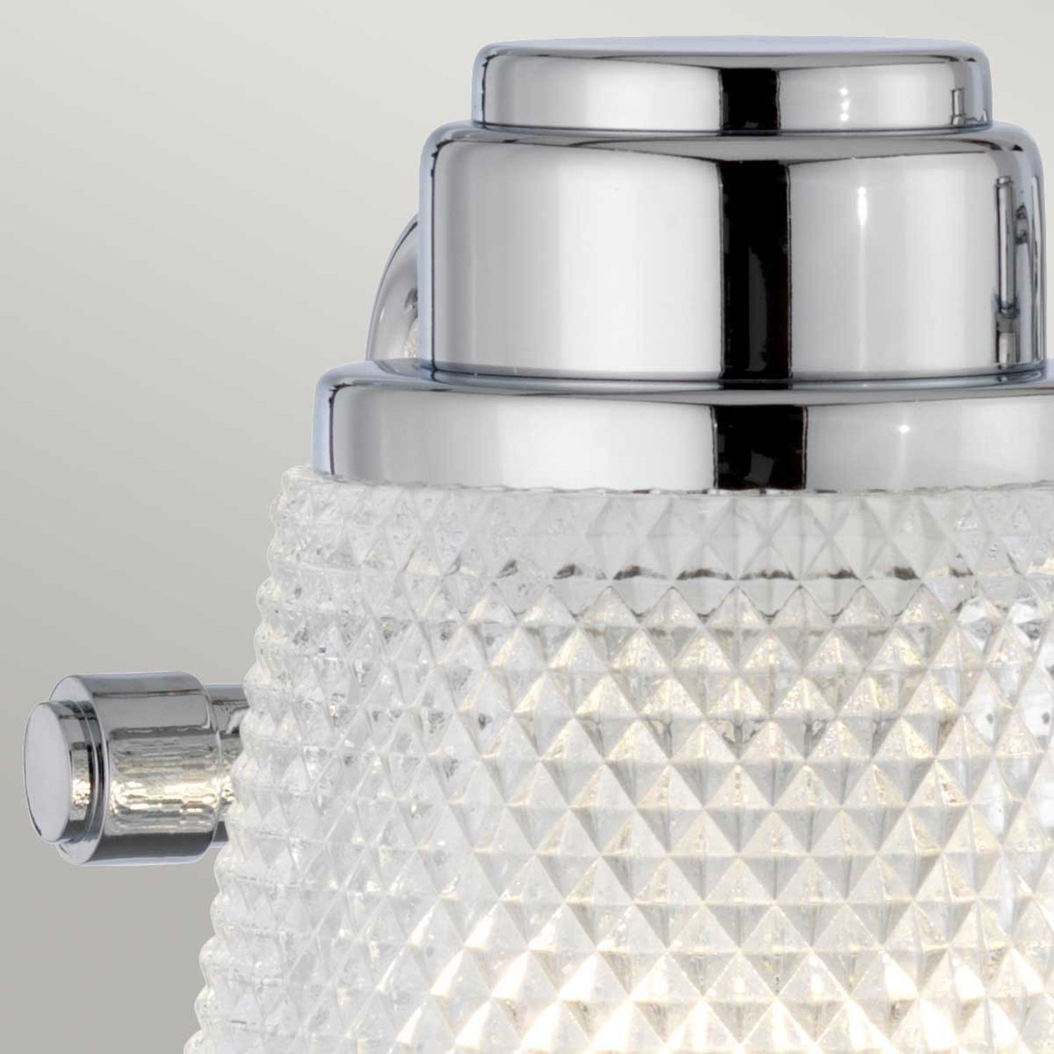 Badezimmerleuchte Wand IP44 54,5 cm breit mit 3x G9 LED Flasche, Shaker