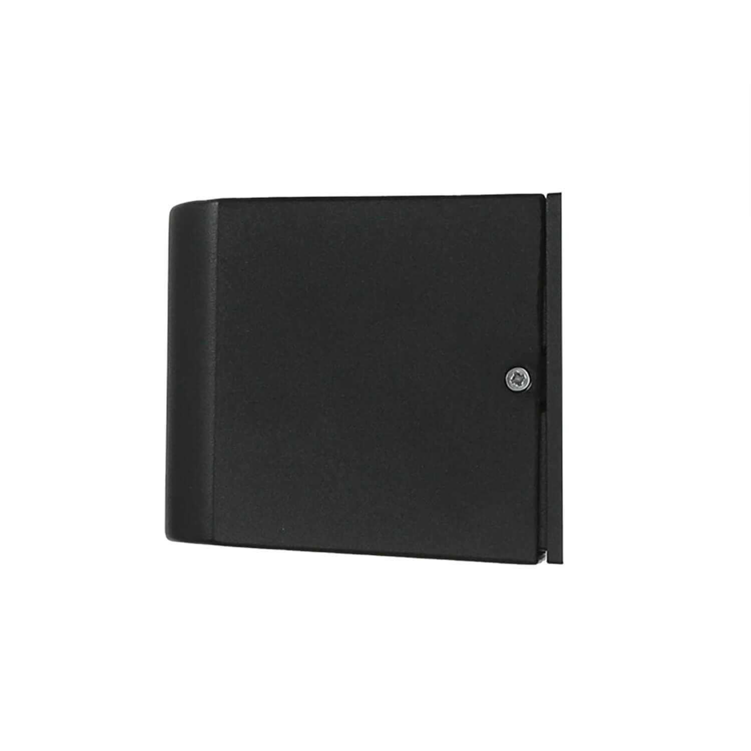 Außenleuchte Schwarz IP44 Up Down Aluminium Glas klein Dateiordner