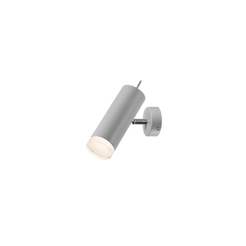 Aufbaustrahler Schwenkbar Silber Aluminium rund