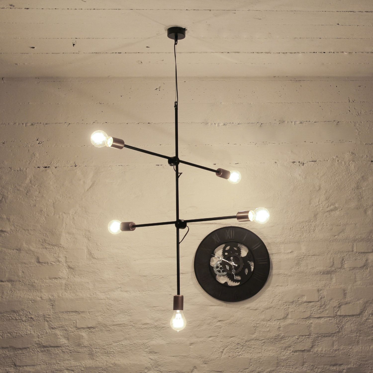 Leuchter, Lampe, Mace Club, Waffe, Deckenleuchte