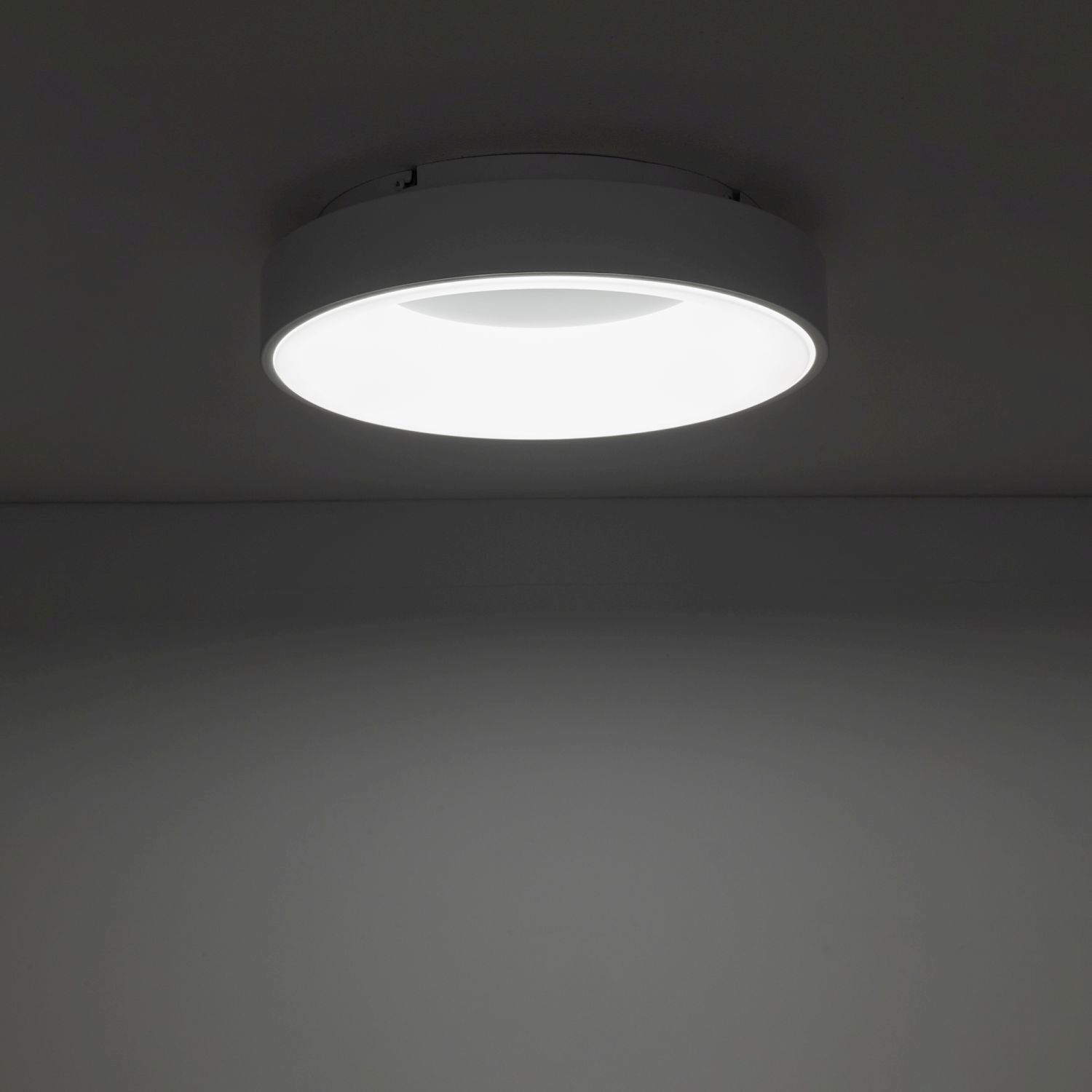 Blendarme LED Deckenlampe Metall Ø38 cm rund 4000 K