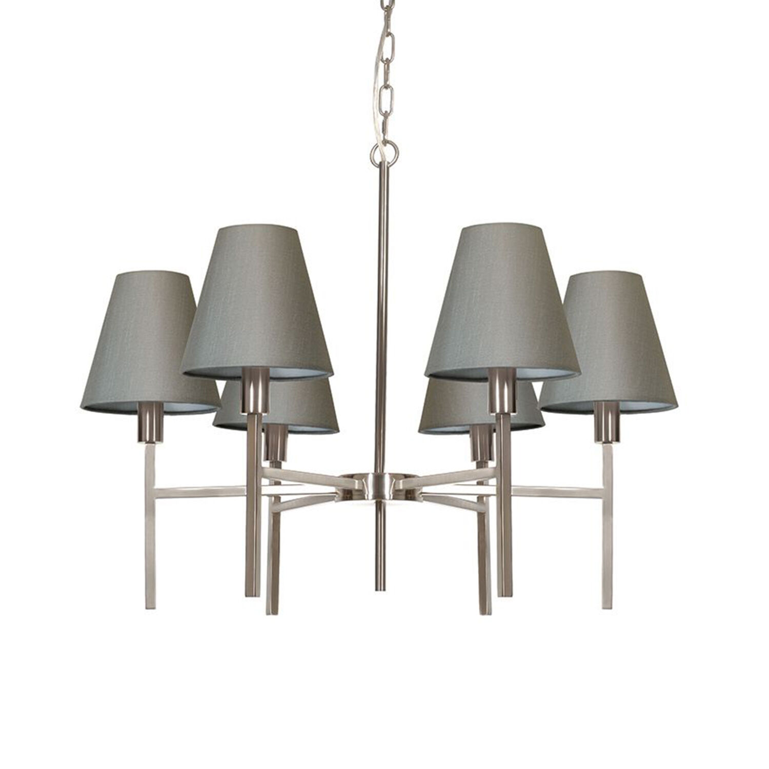 Eleganter Kronleuchter THOMASINA bis 1,3m Wohnzimmer Lampe, Kronleuchter