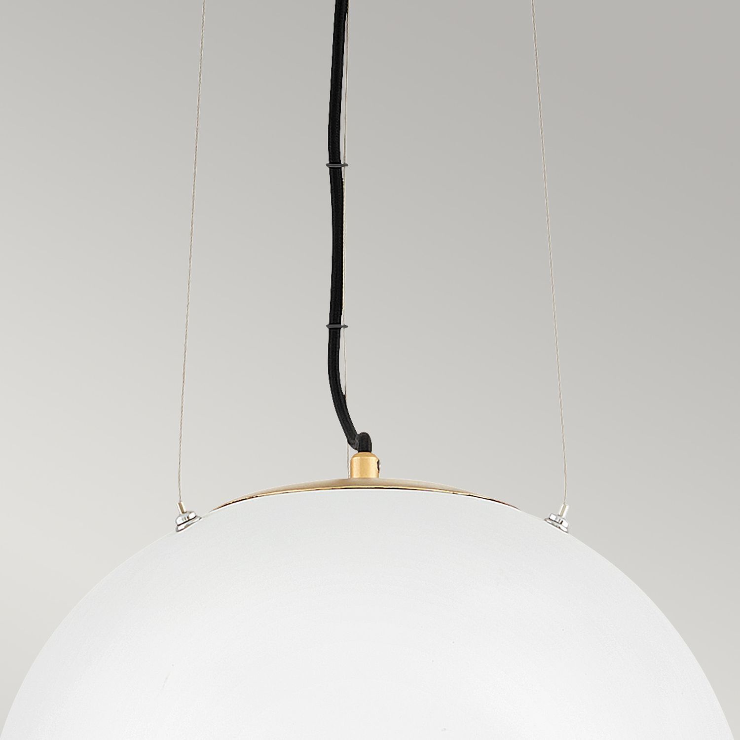 Pendelleuchte Metall rund Ø 35,6 cm H: max. 297,2 cm