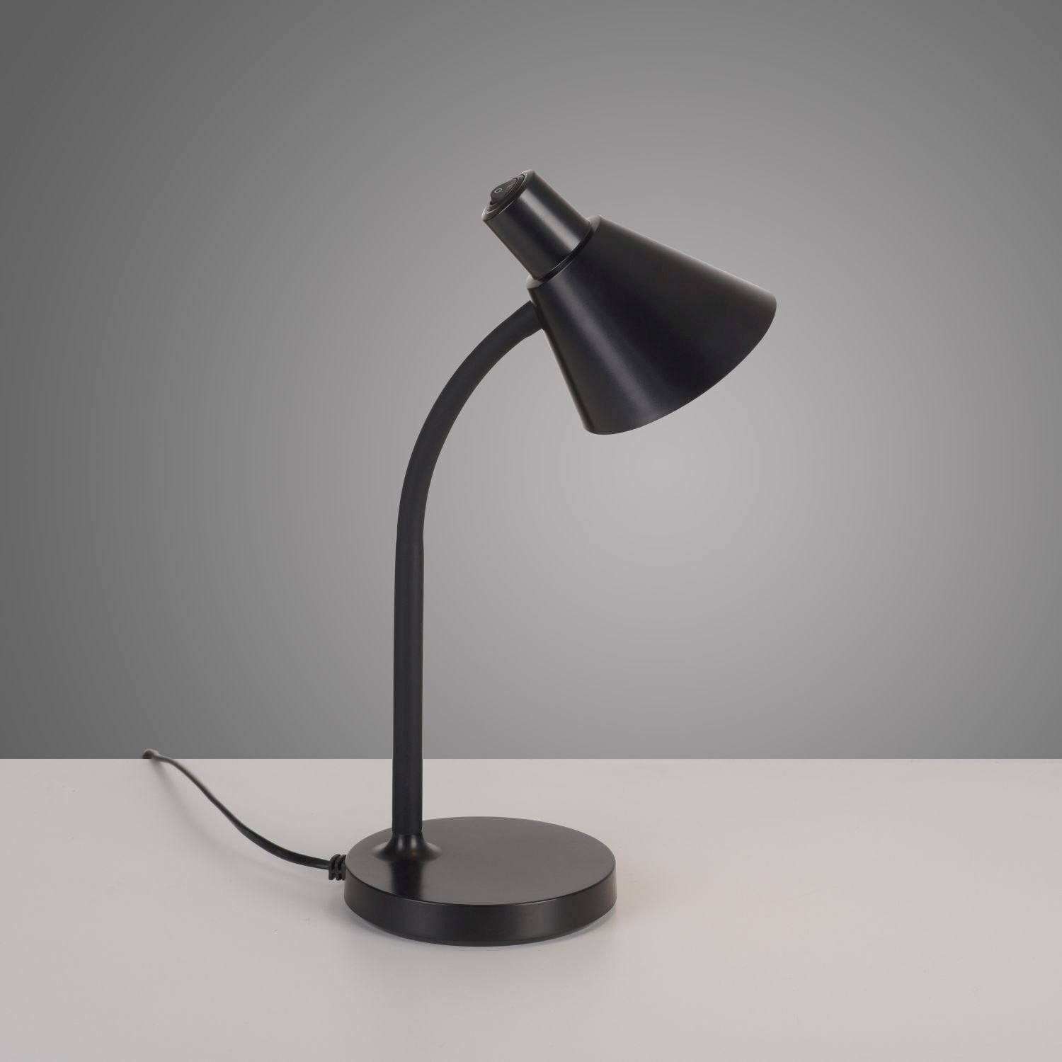 LED Schreibtischleuchte Metall 38 cm Schwarz 4 W Modern