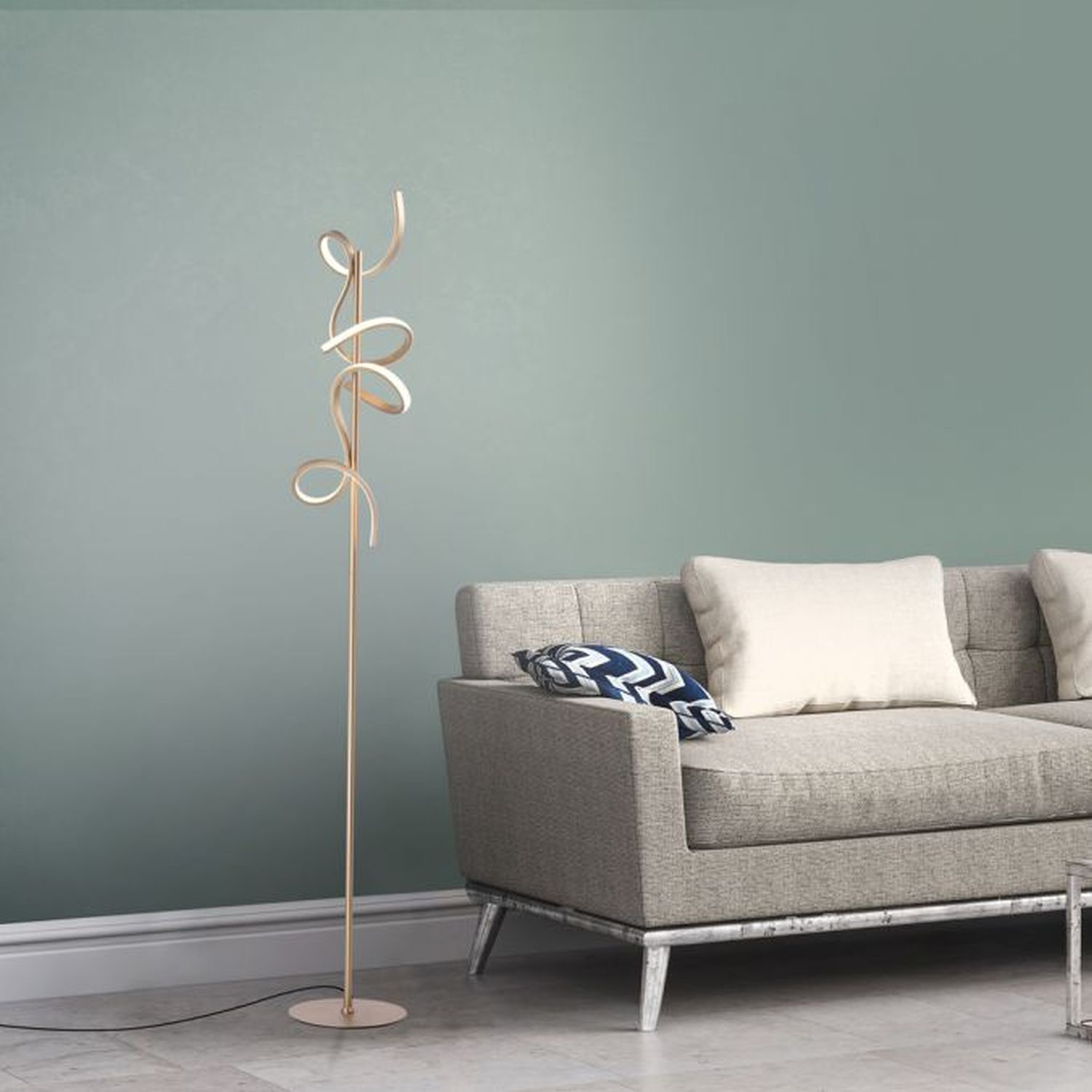 Lampe, Stehlampe, Mobiliar, Couch