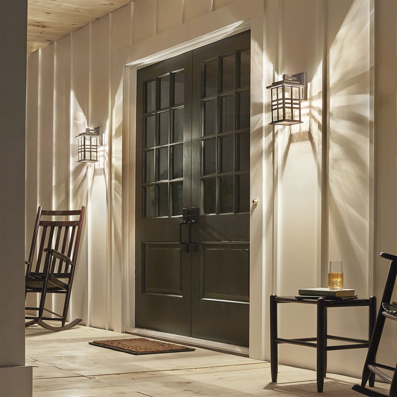 Außenlampe Wand IP44 E27 Rustikal Haus Hof Laterne Drinnen, Innenarchitektur, Tür, Gebäude, Foyer