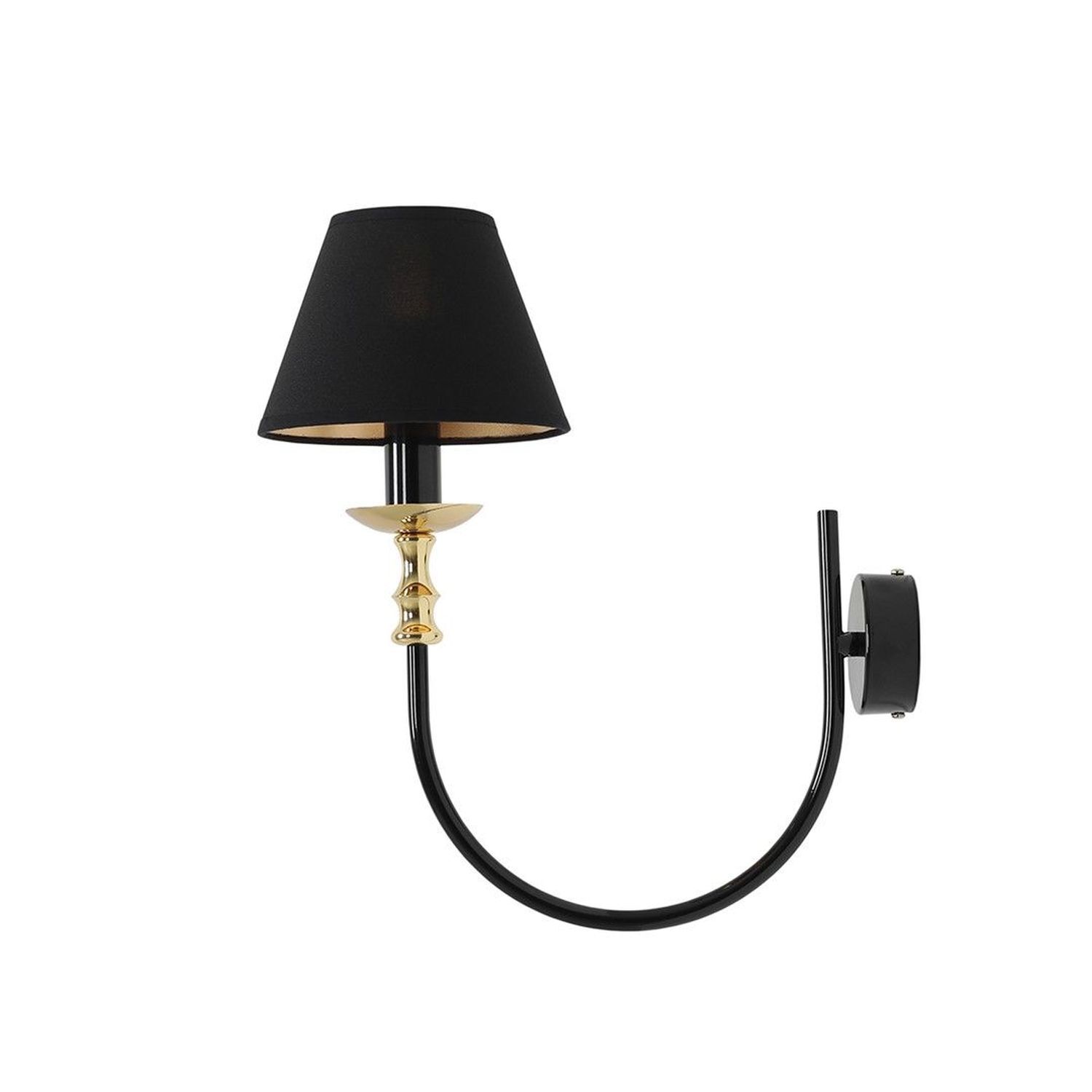 Loft Wandleuchte Stoffschirm blendarm E14 T:36 cm