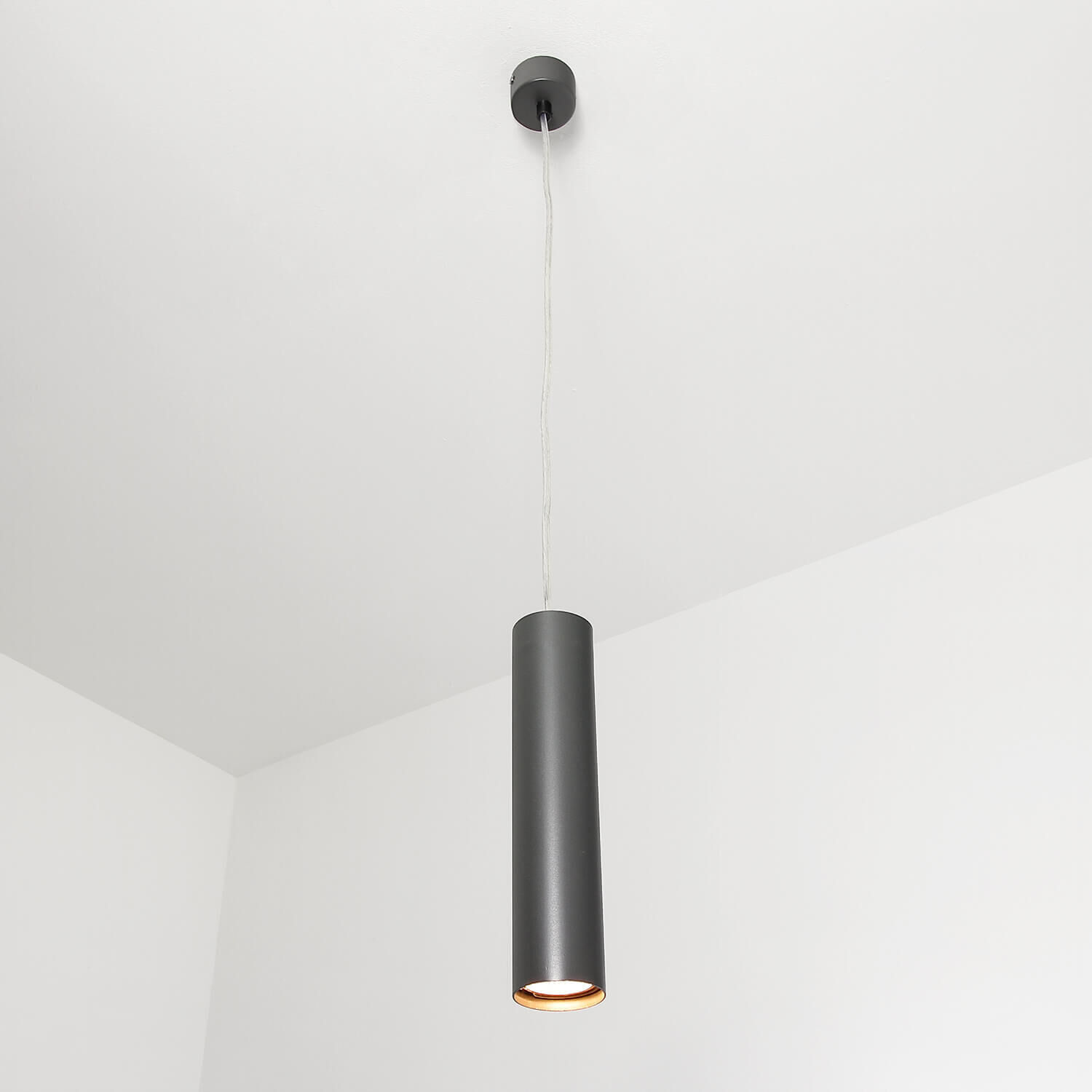 Moderne Pendelleuchte in anthrazit 24/120 cm Deckenleuchte, Lampe