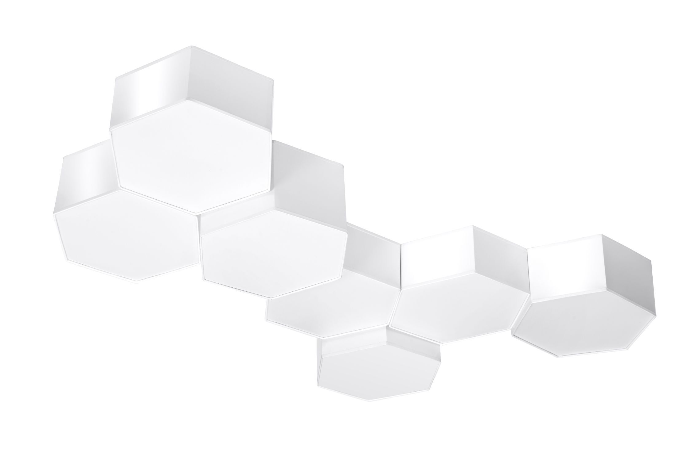 Deckenlampe Weiß L: 30,5 cm klein 2x E27 Modern blendarm